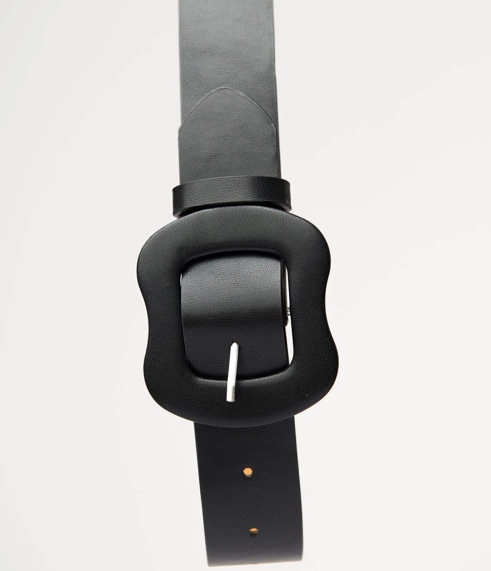Unique Vintage Banned 1950s Black Leatherette Rosalie Belt Best