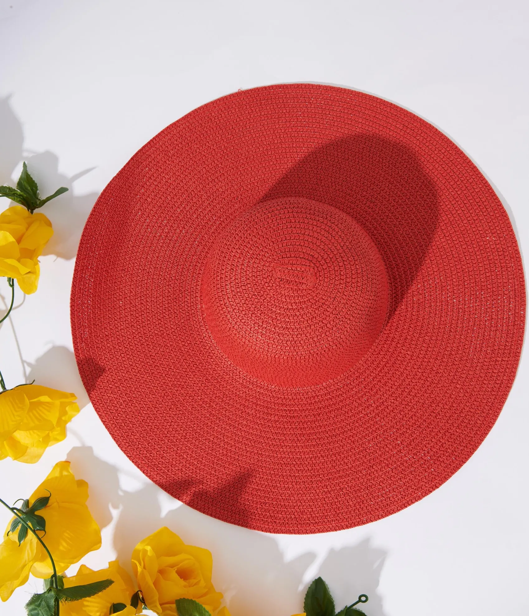 Unique Vintage Big Red Sun Hat Online
