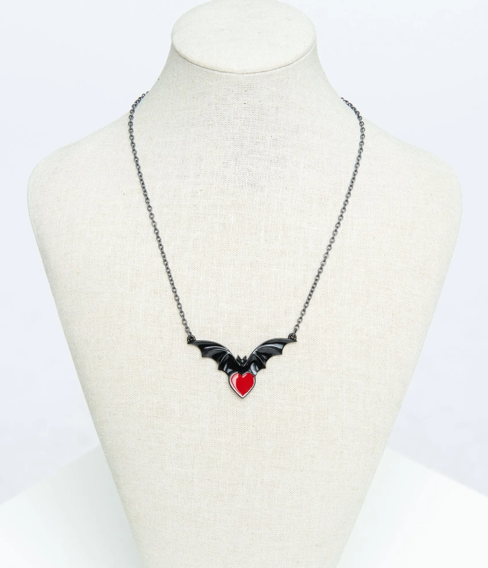 Unique Vintage Black & Red Sombre Desir Necklace Discount