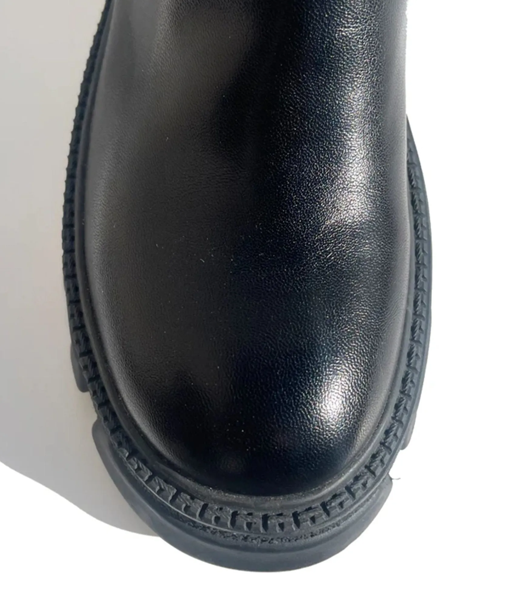 Unique Vintage Black & White Balancing Act Boots Outlet