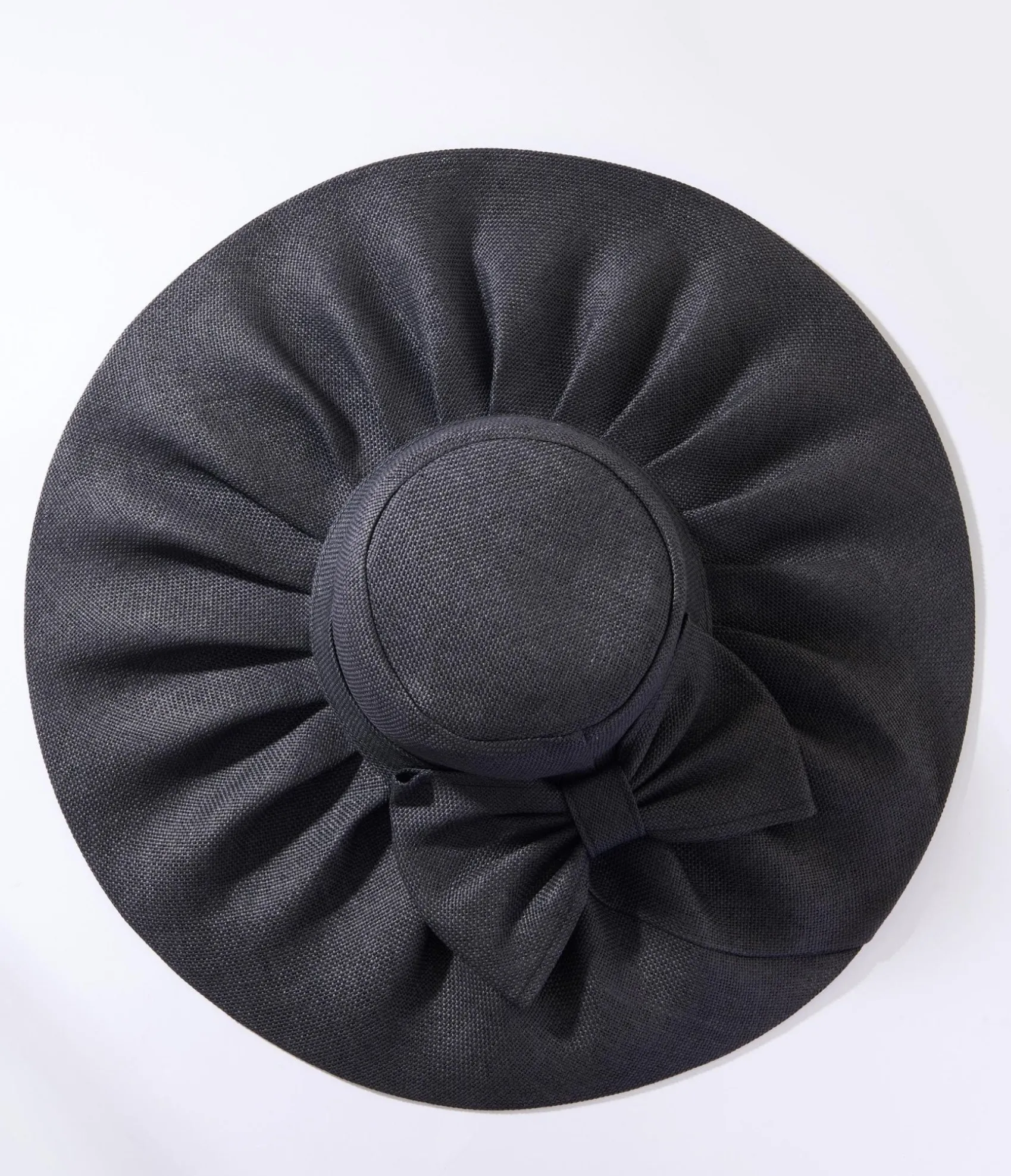 Unique Vintage Black Bow Sun Hat Best Sale