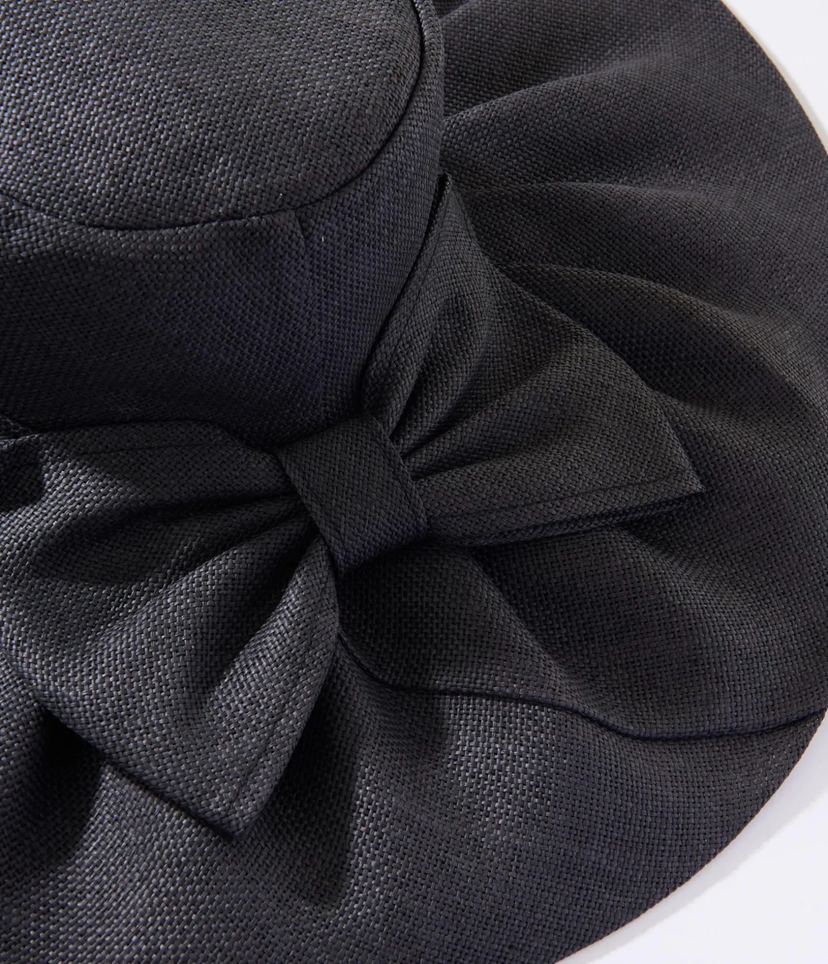 Unique Vintage Black Bow Sun Hat Best Sale