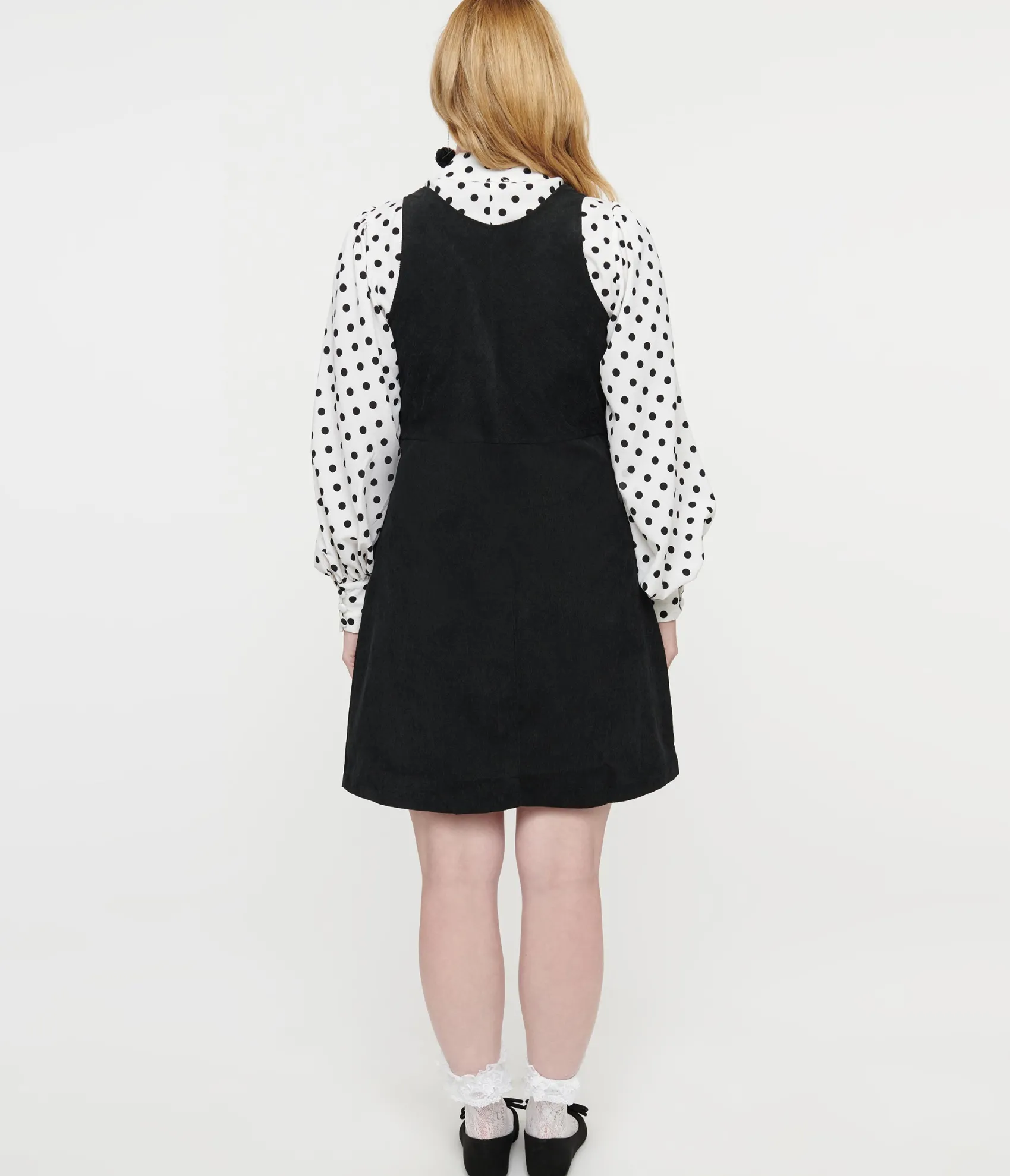 Unique Vintage Black Button Up Fit & Flare Dress Best Sale