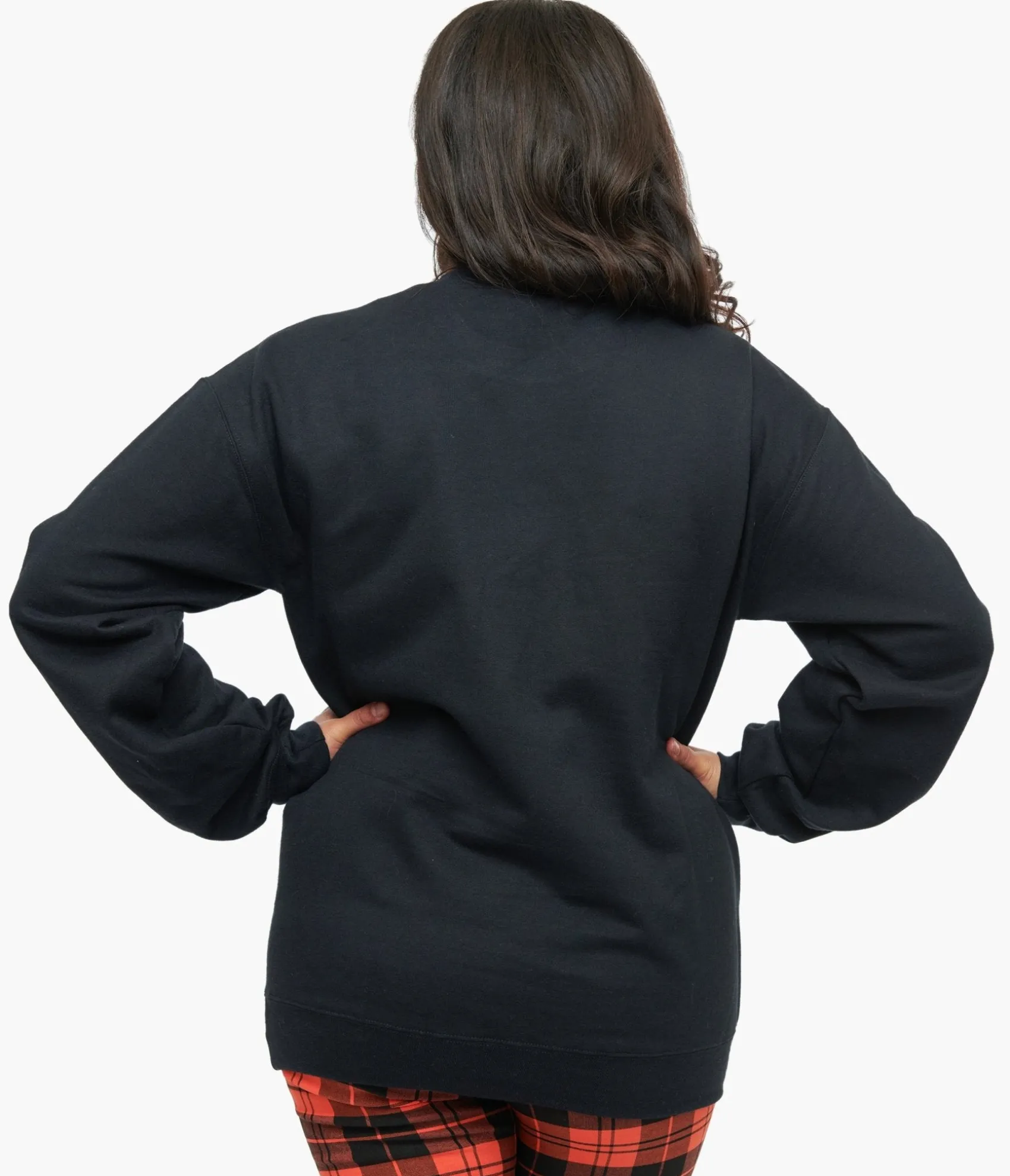 Unique Vintage Black Homebody Skeleton Crewneck Sweater Flash Sale