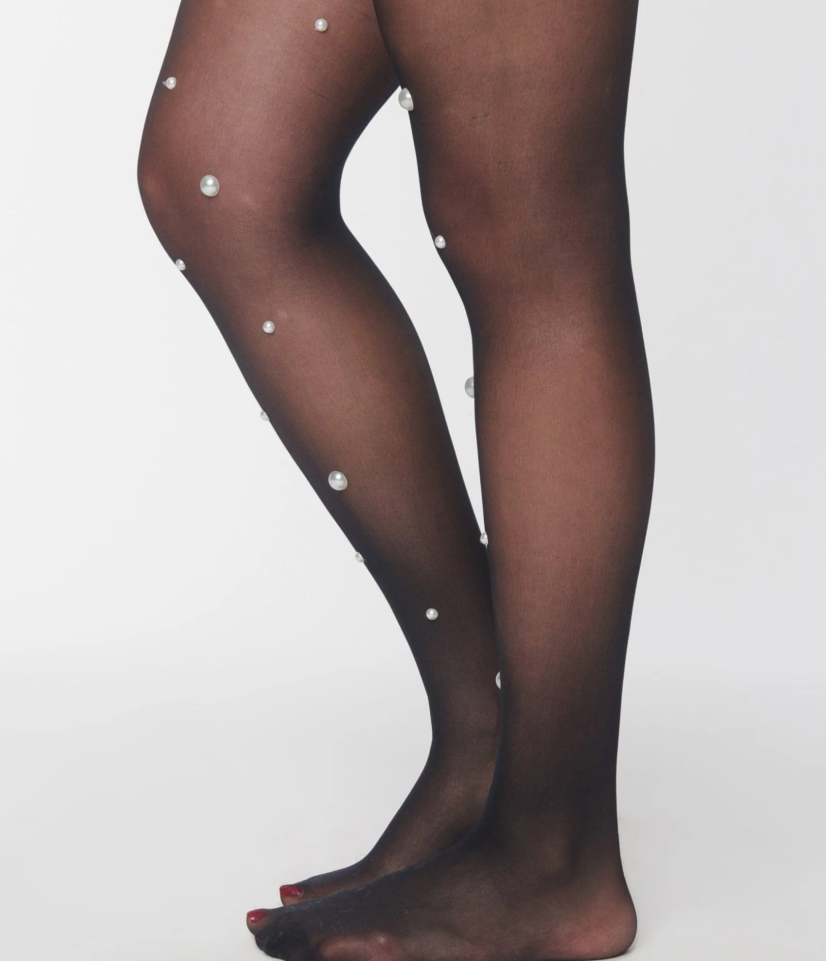 Unique Vintage Black Pearl Tights Sale