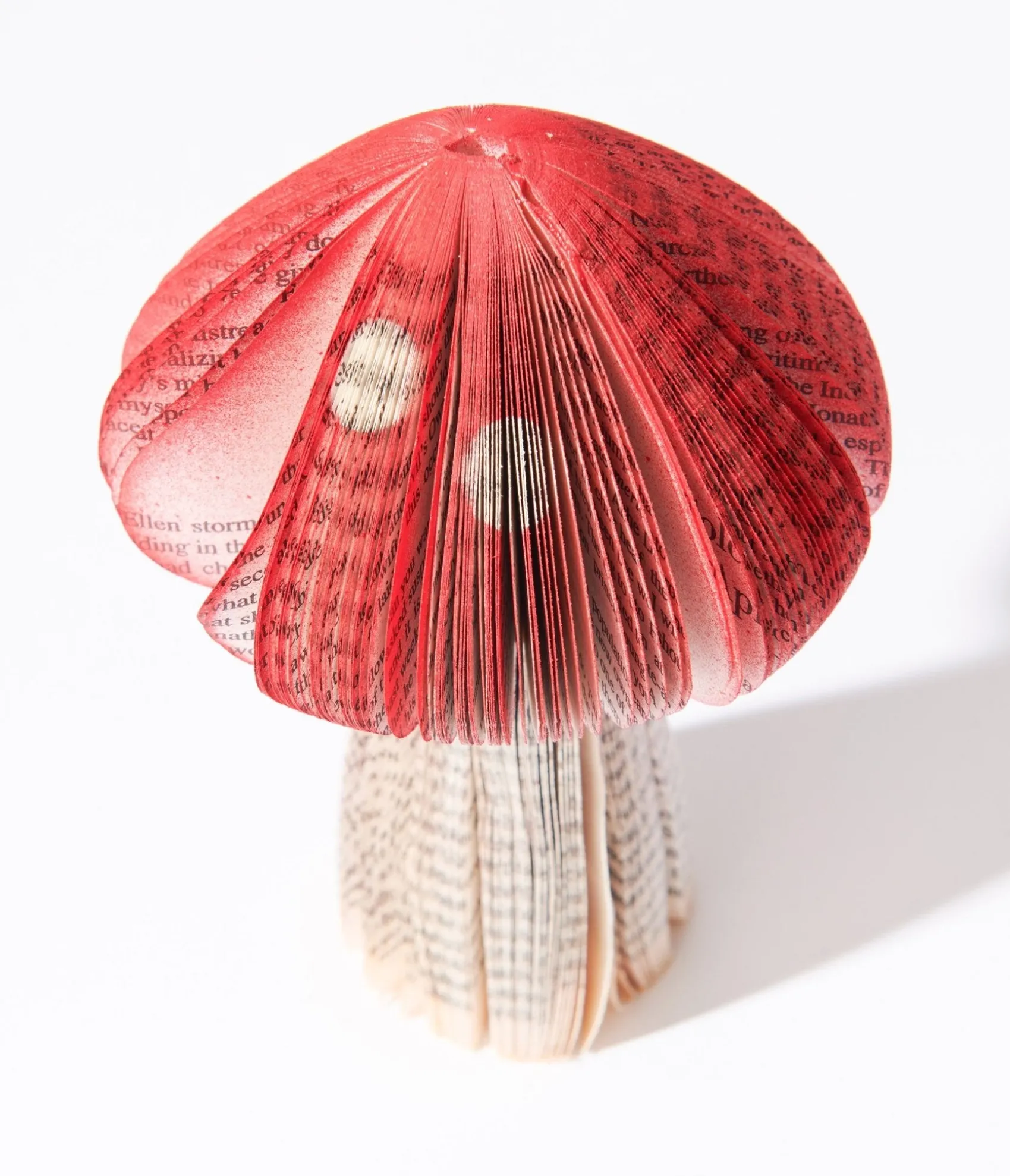Unique Vintage Book of Mushroom Decorative Piece Fashion