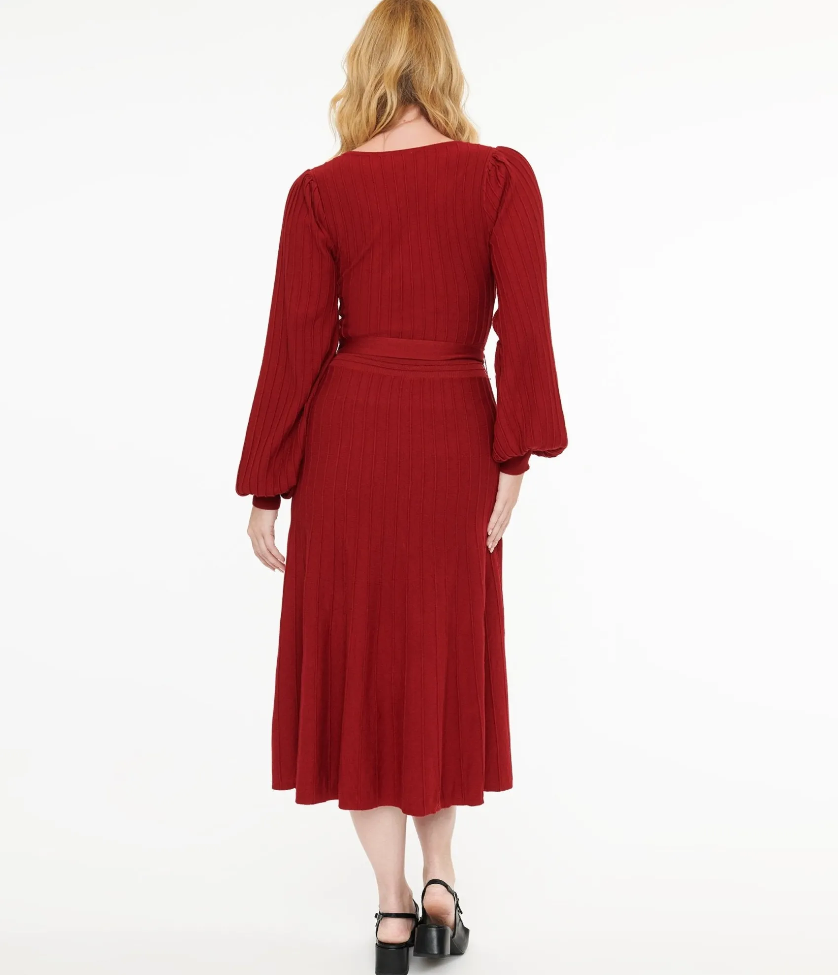Unique Vintage Burgundy Keep Looking Up Sweater Midi Dress Flash Sale