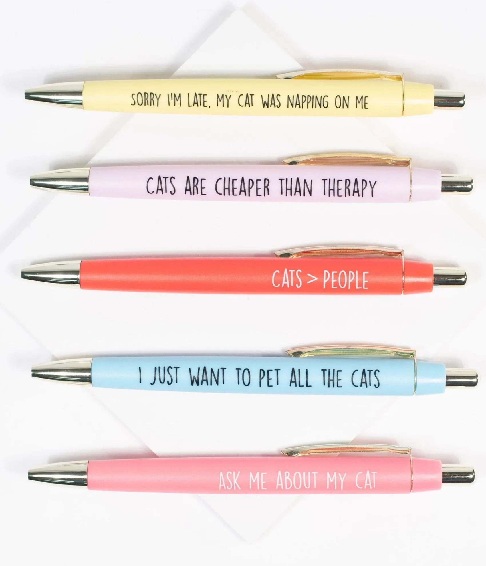 Unique Vintage Cat Lovers Pen Set Discount