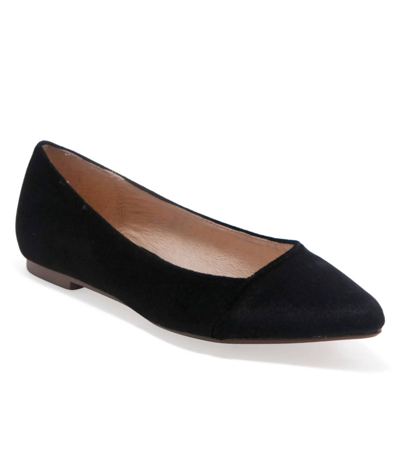 Unique Vintage Chelsea Crew Black Velvet Pammy Flats Fashion