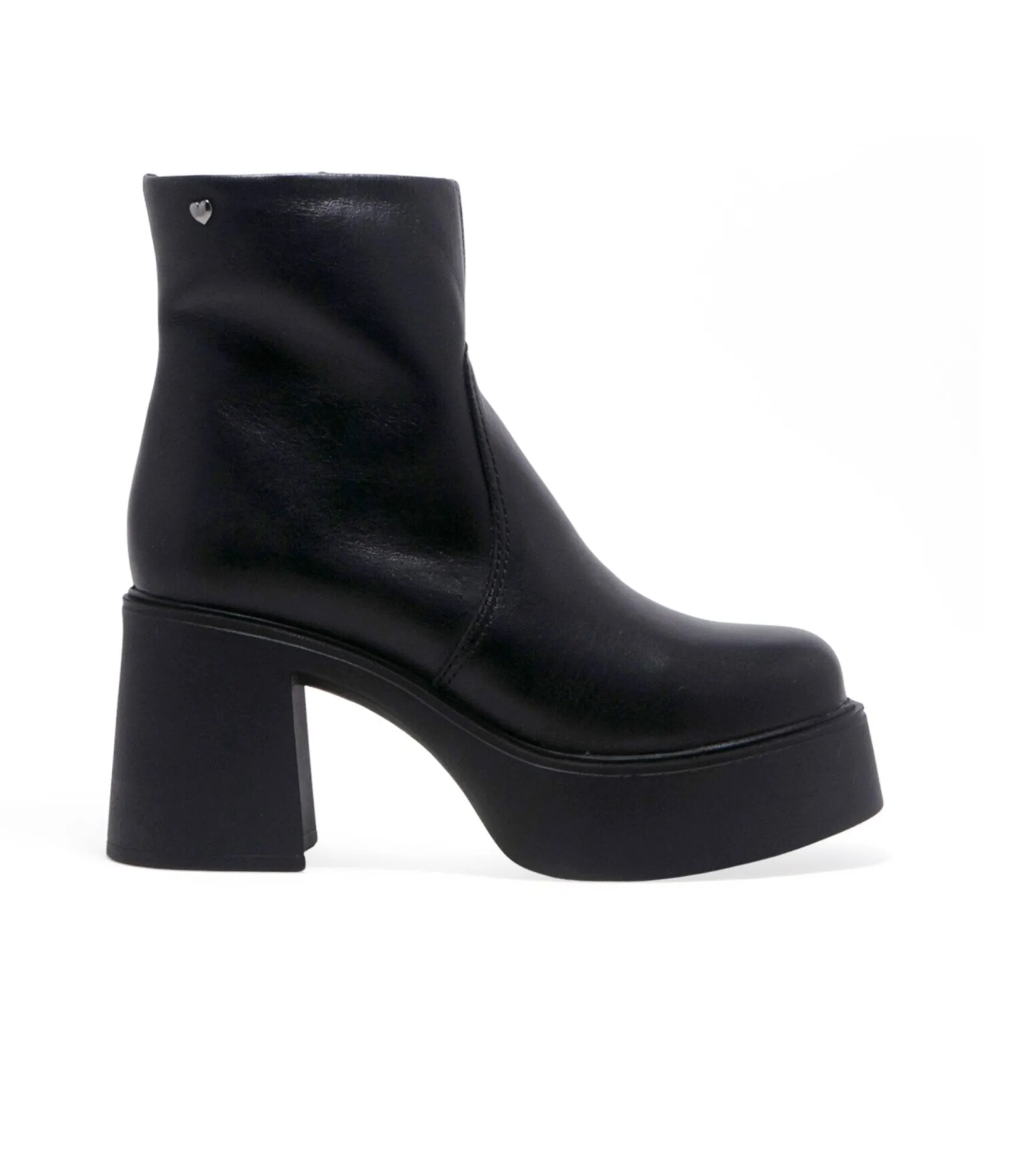 Unique Vintage Chelsea Crew 1970s Black Leather Platform Vanson Boots Online