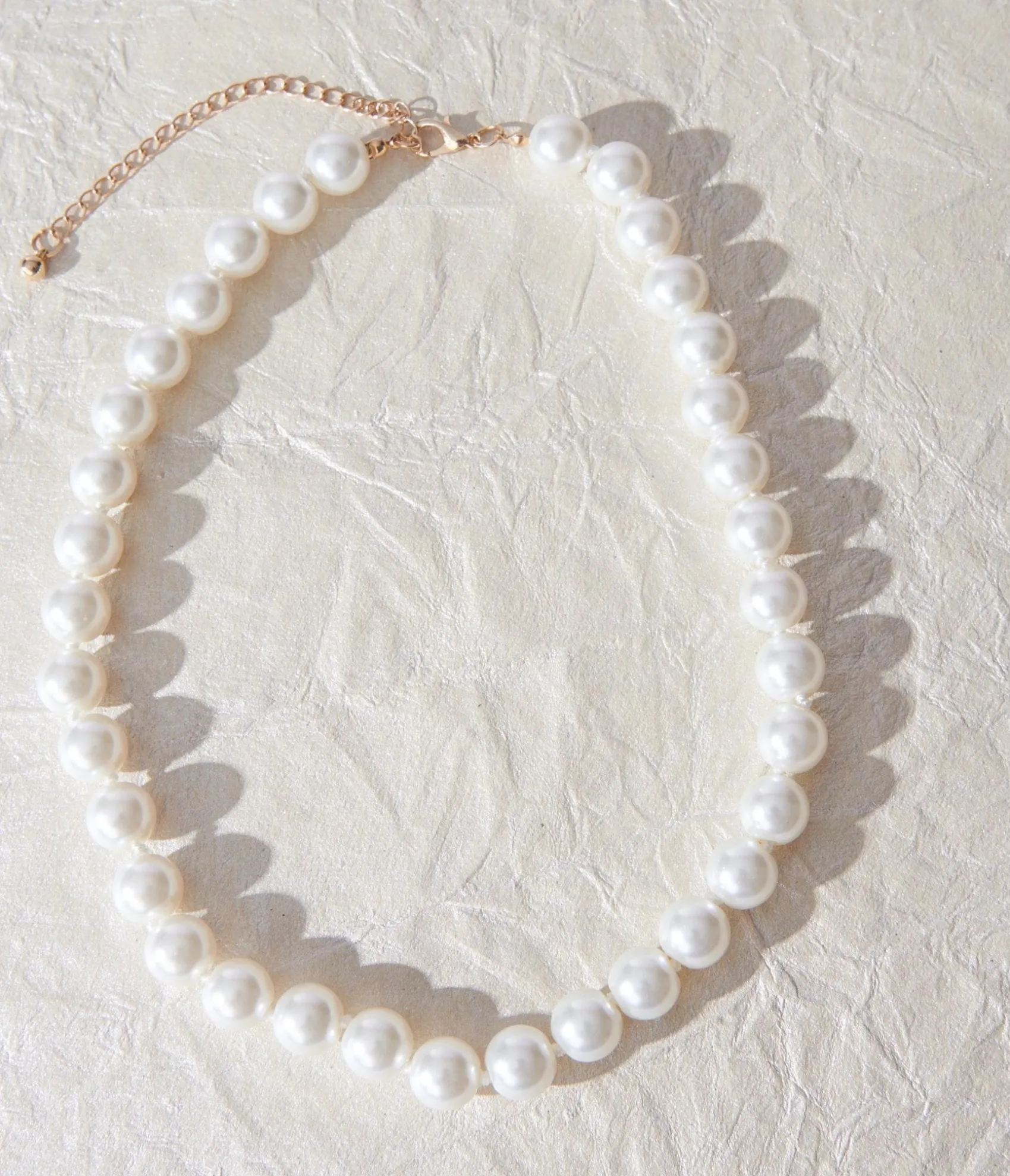 Unique Vintage Chunky Faux Pearl Necklace Best Sale