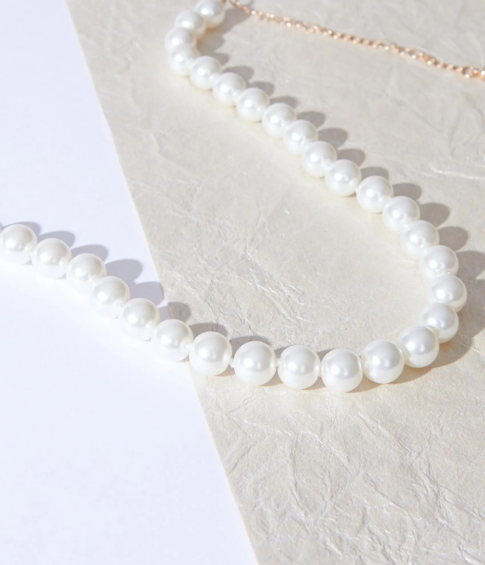 Unique Vintage Chunky Faux Pearl Necklace Best Sale