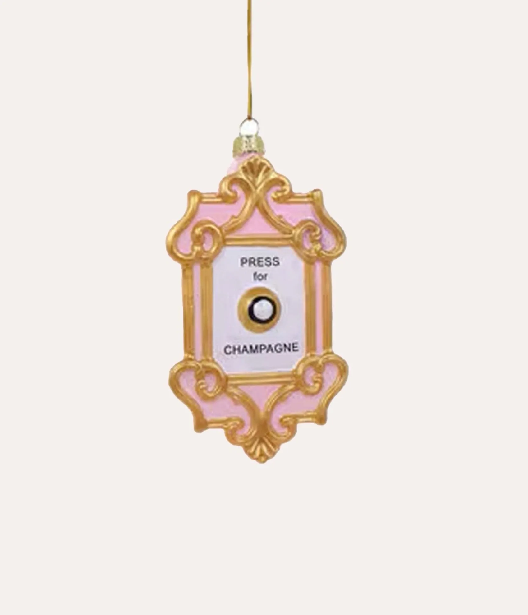 Unique Vintage Cody Foster Champagne Button Ornament Outlet