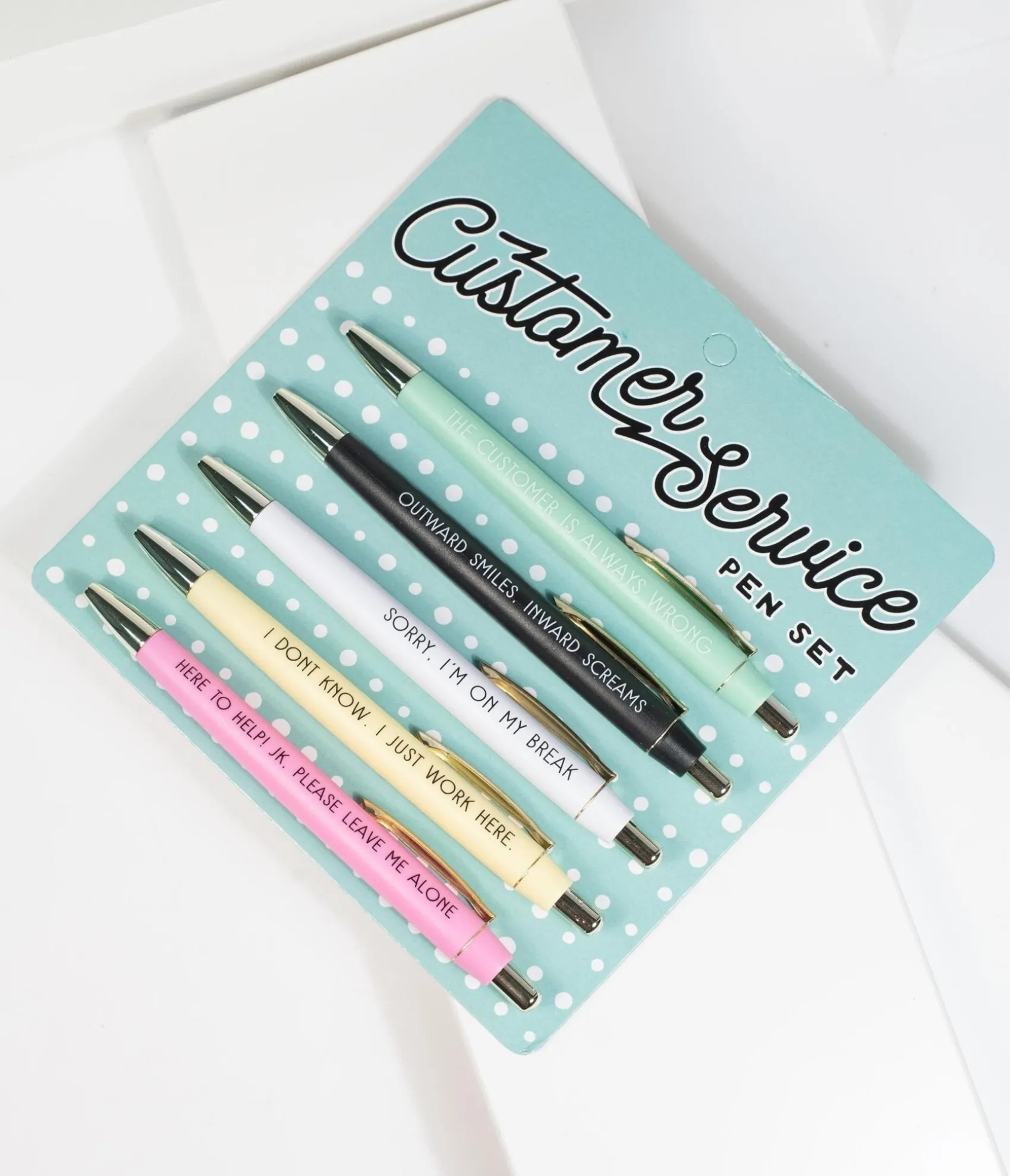 Unique Vintage Customer Service Pen Set Store