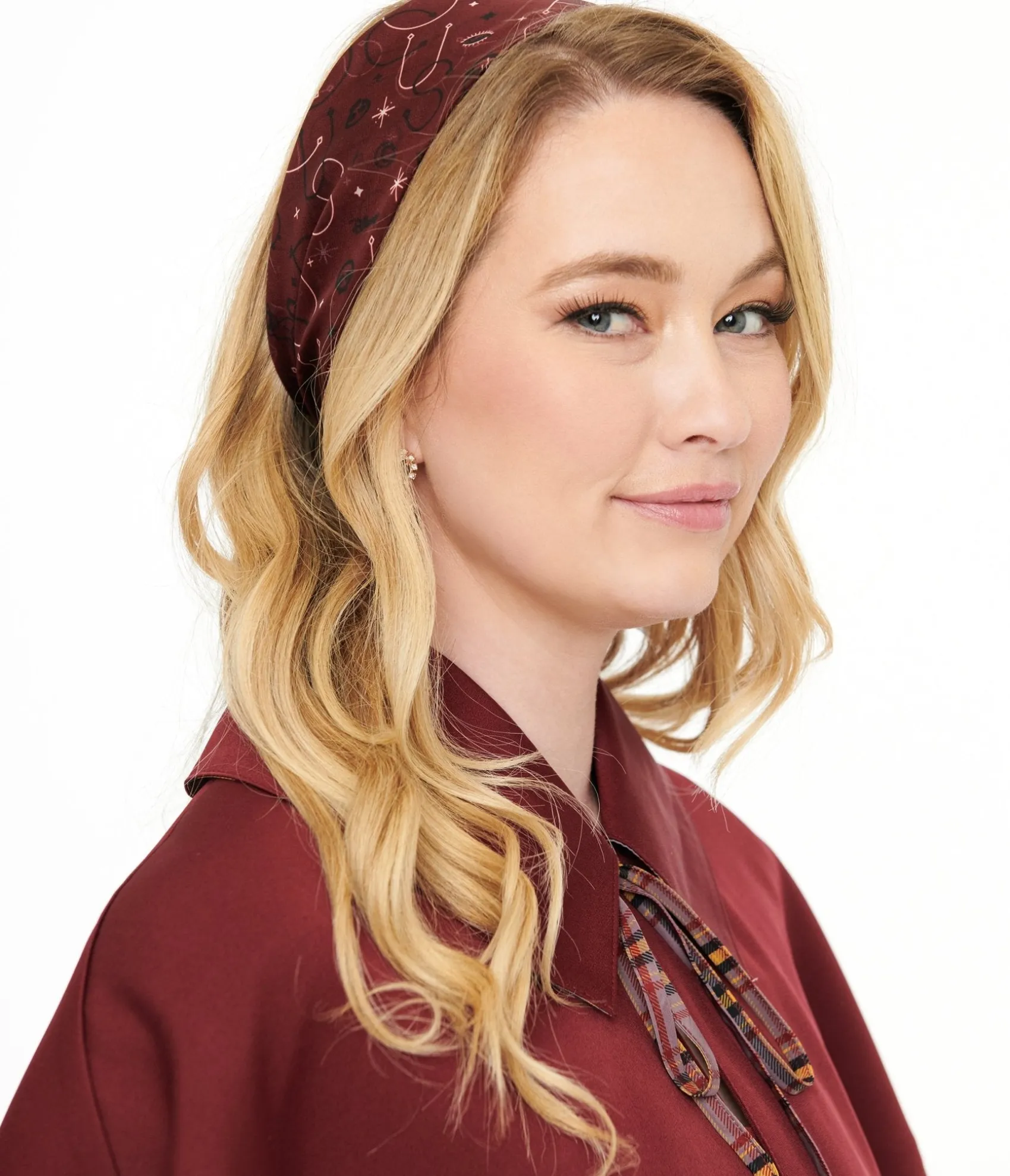 Unique Vintage Disney Hocus Pocus Collection by Burgundy Hocus Pocus Hair Scarf Outlet