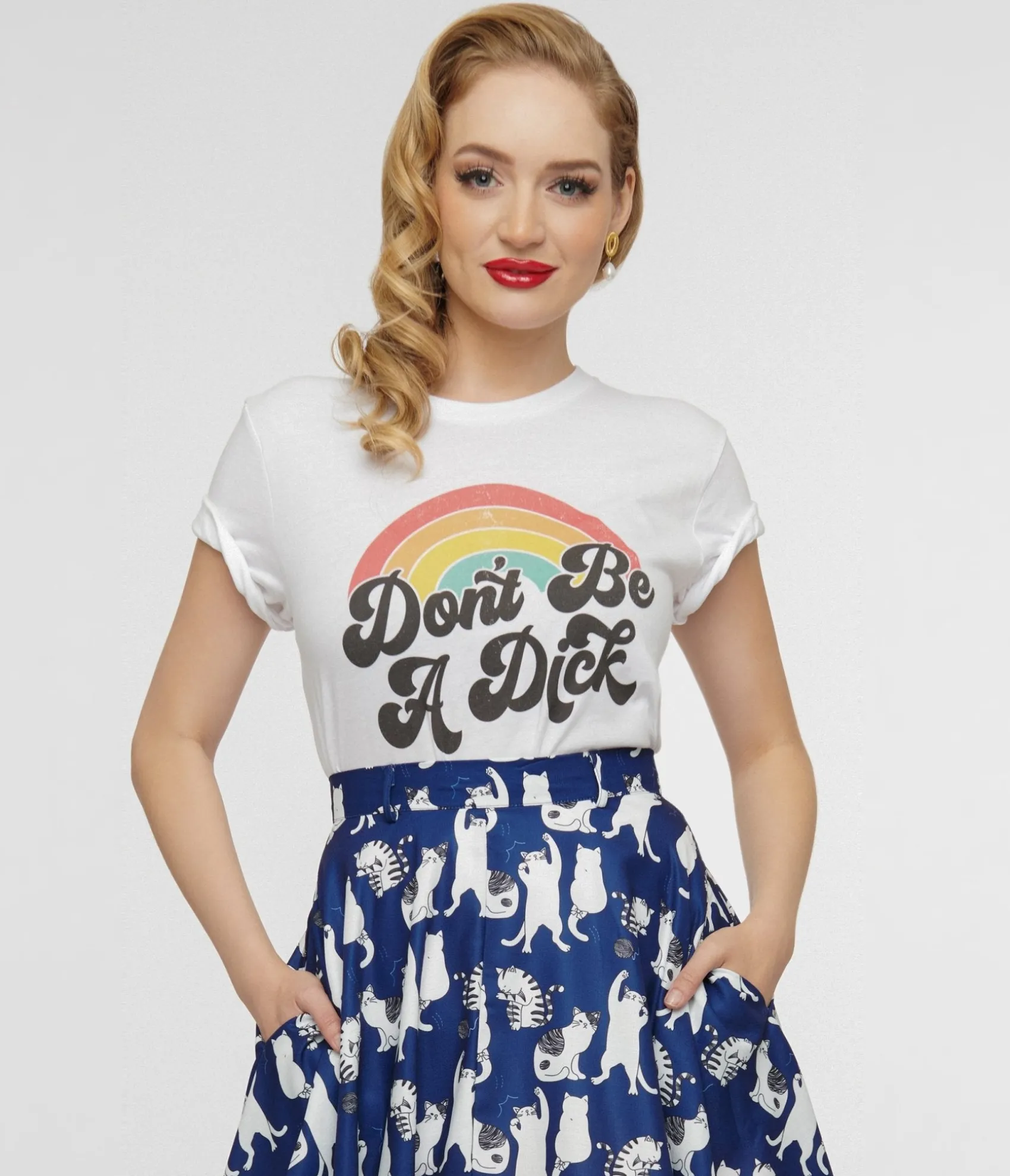 Unique Vintage Don't Be A Dick Unisex Graphic Tee Flash Sale