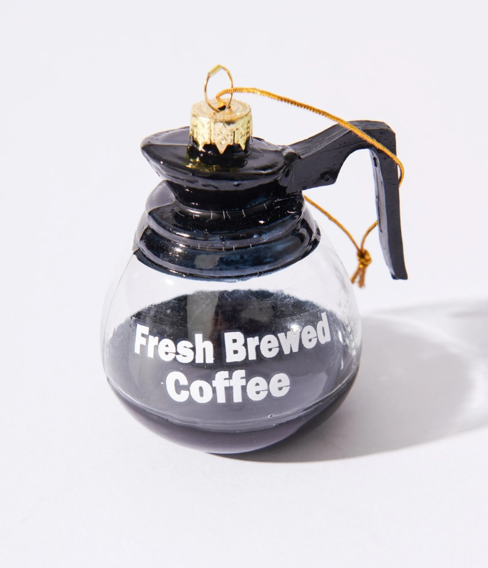 Unique Vintage Fresh Brewed Coffee Pot Glass Ornament Store