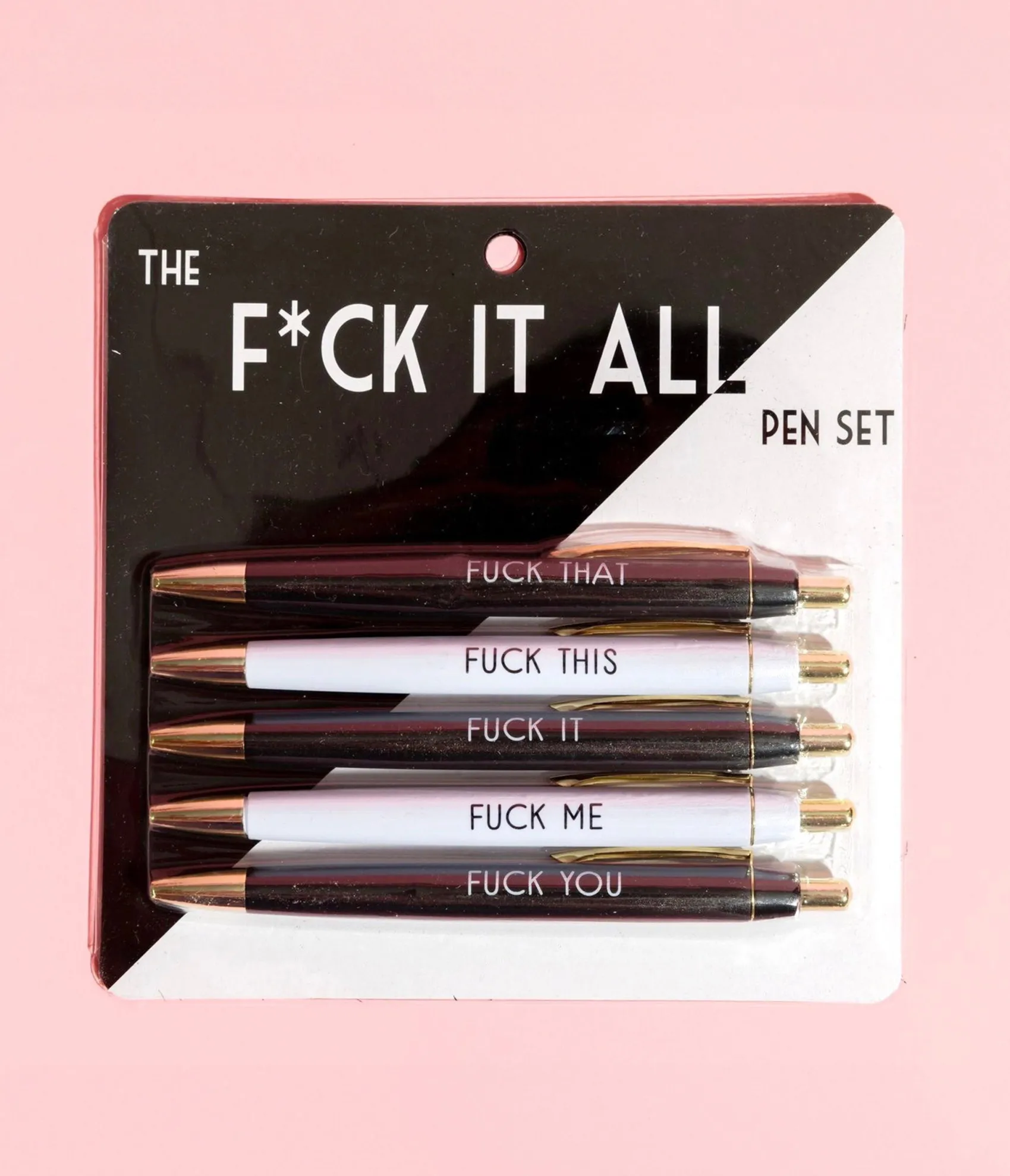 Unique Vintage Fuck It All Pen Set Fashion