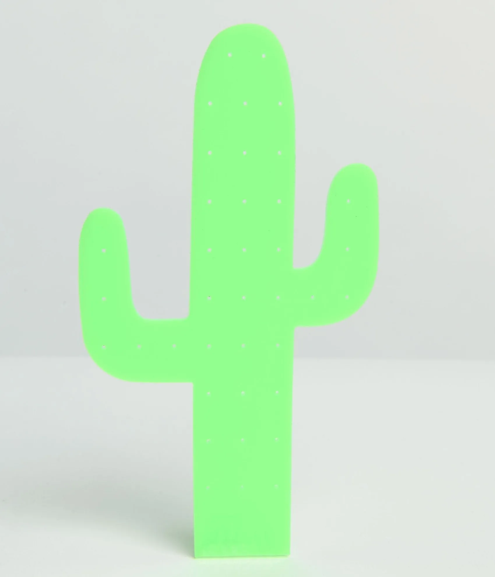 Unique Vintage Green Cactus Earring Display Flash Sale