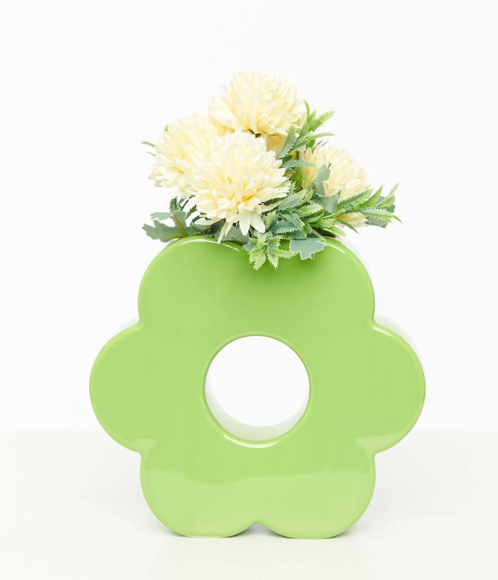 Unique Vintage Green Daisy Vase Cheap