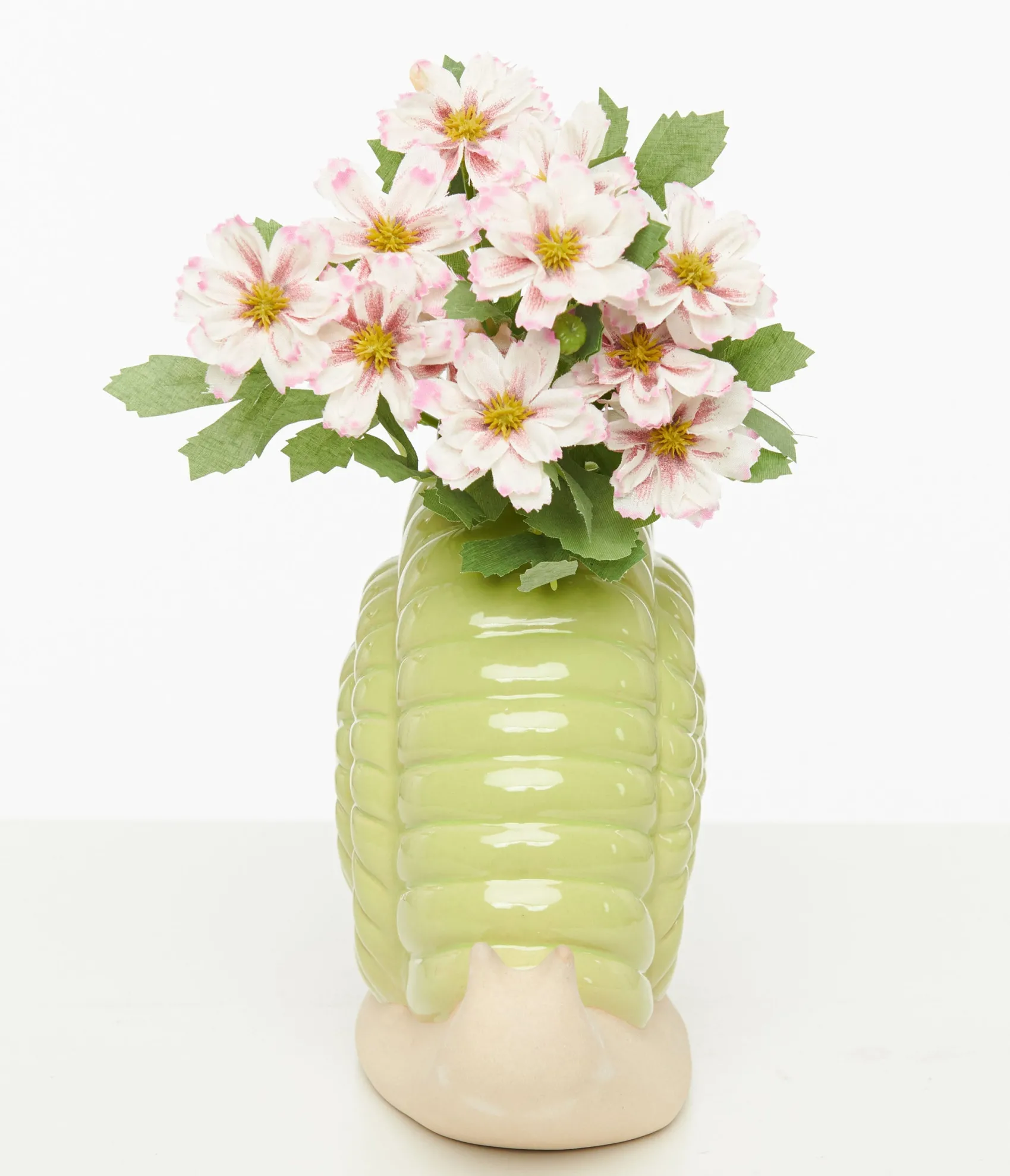 Unique Vintage Green Snail Vase Hot