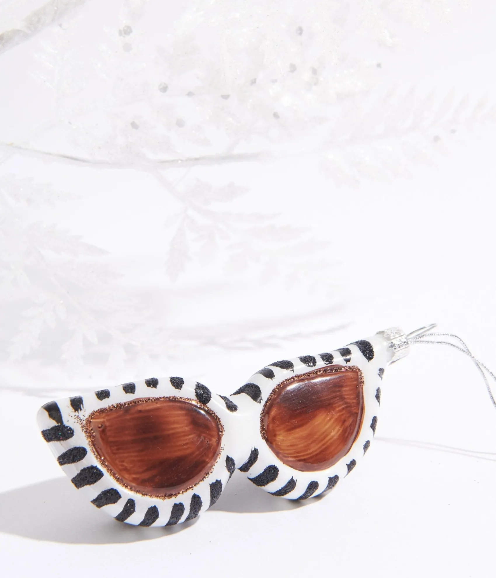 Unique Vintage Haute Sunglasses Glass Ornament Sale