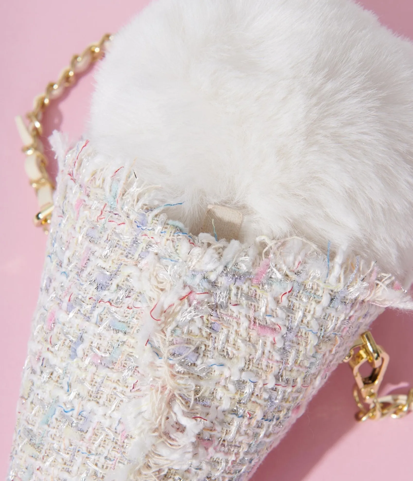 Unique Vintage Ice Cream Pastel Tweed Handbag Store