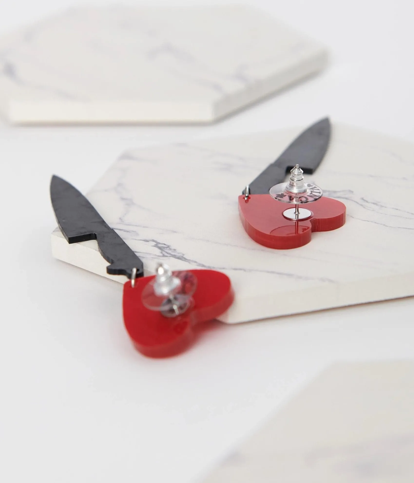 Unique Vintage Knife Drop Earrings New