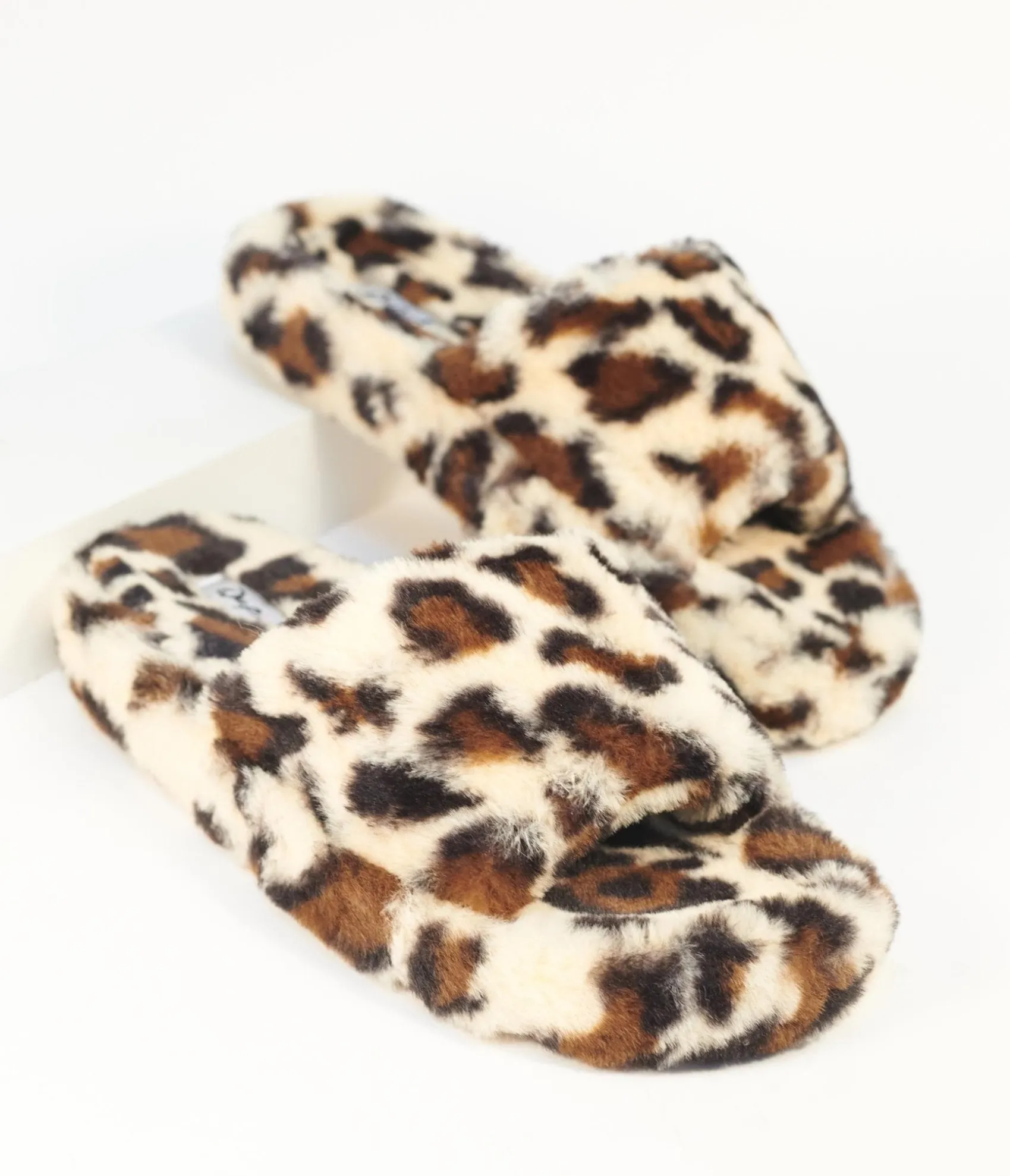 Unique Vintage Leopard Print Fuzzy Slippers Online