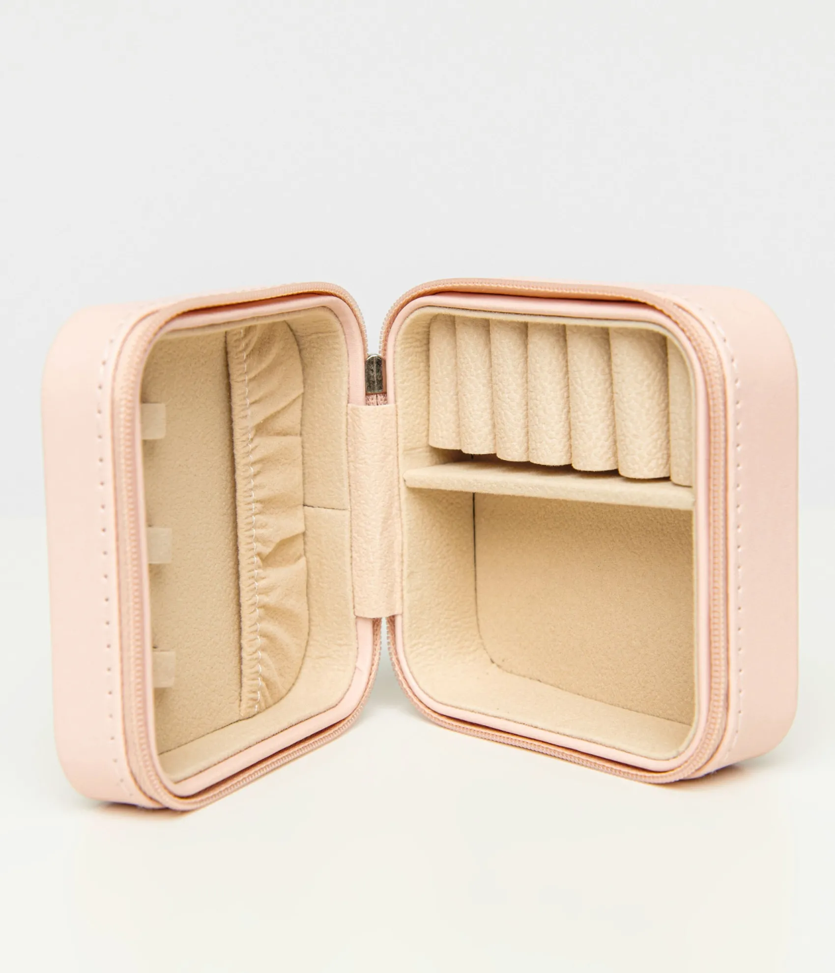 Unique Vintage Light Pink Matte Christina Jewelry Case Cheap
