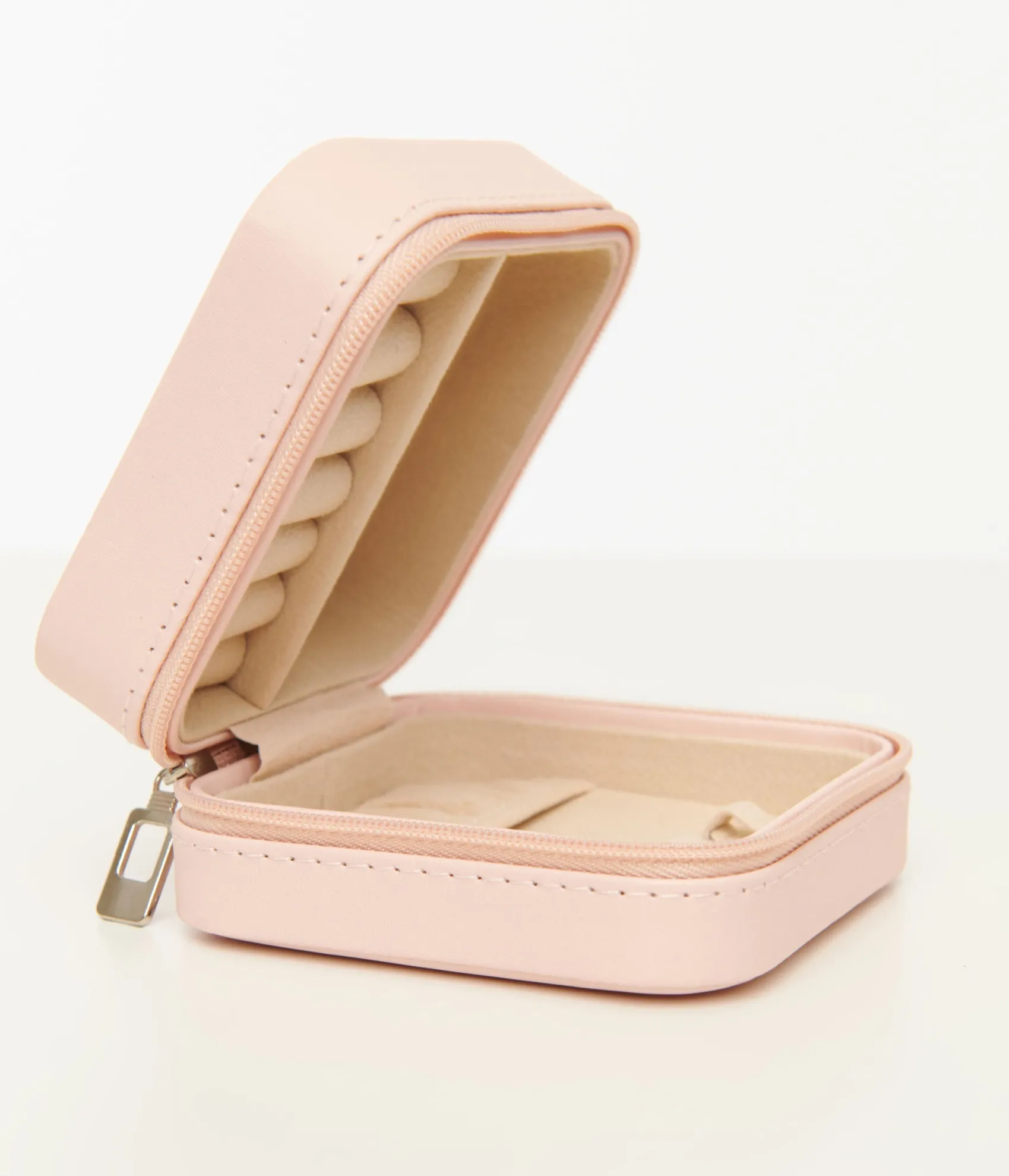 Unique Vintage Light Pink Matte Christina Jewelry Case Cheap