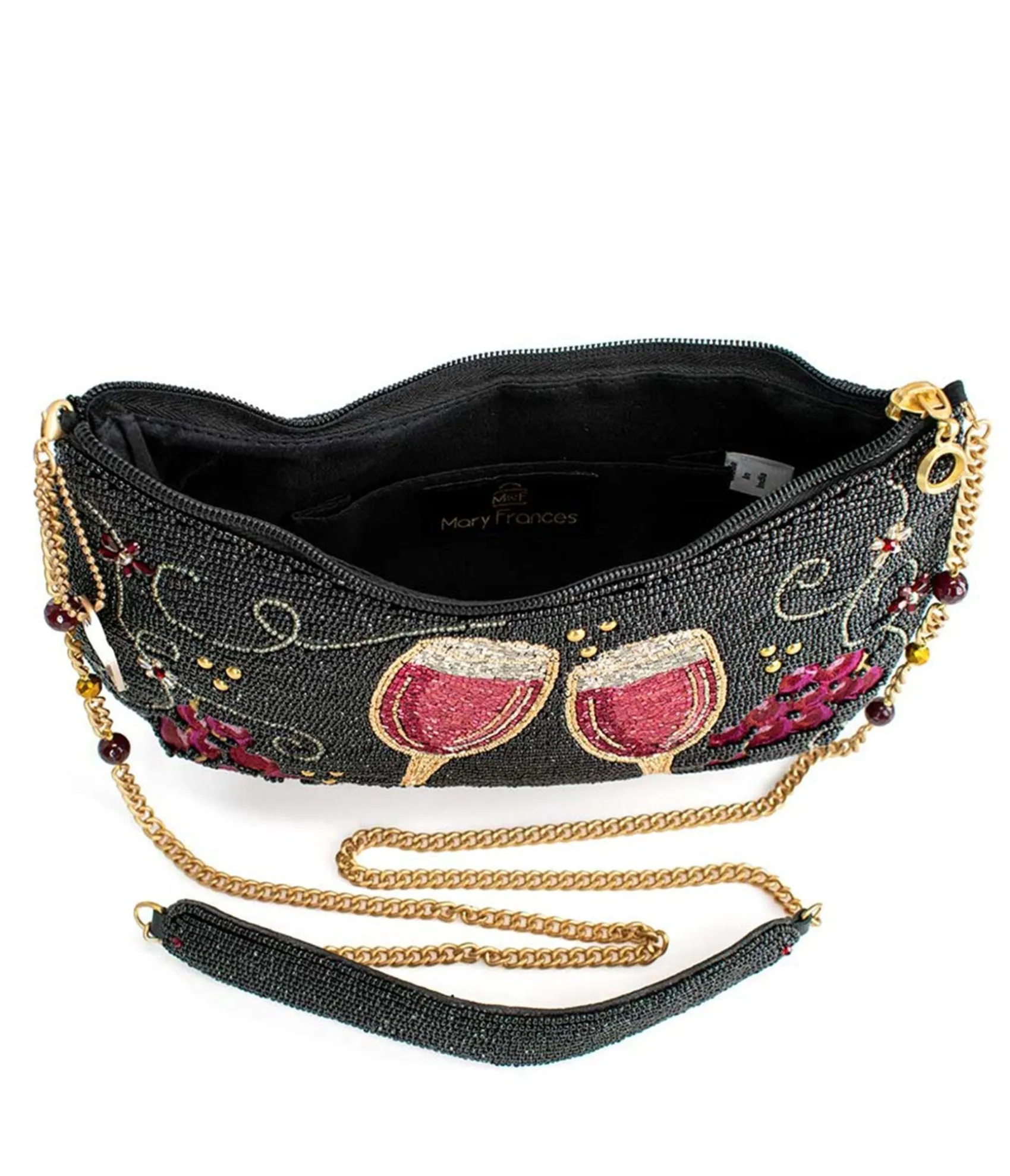 Unique Vintage Mary Frances Bordeaux Beaded Handbag Shop
