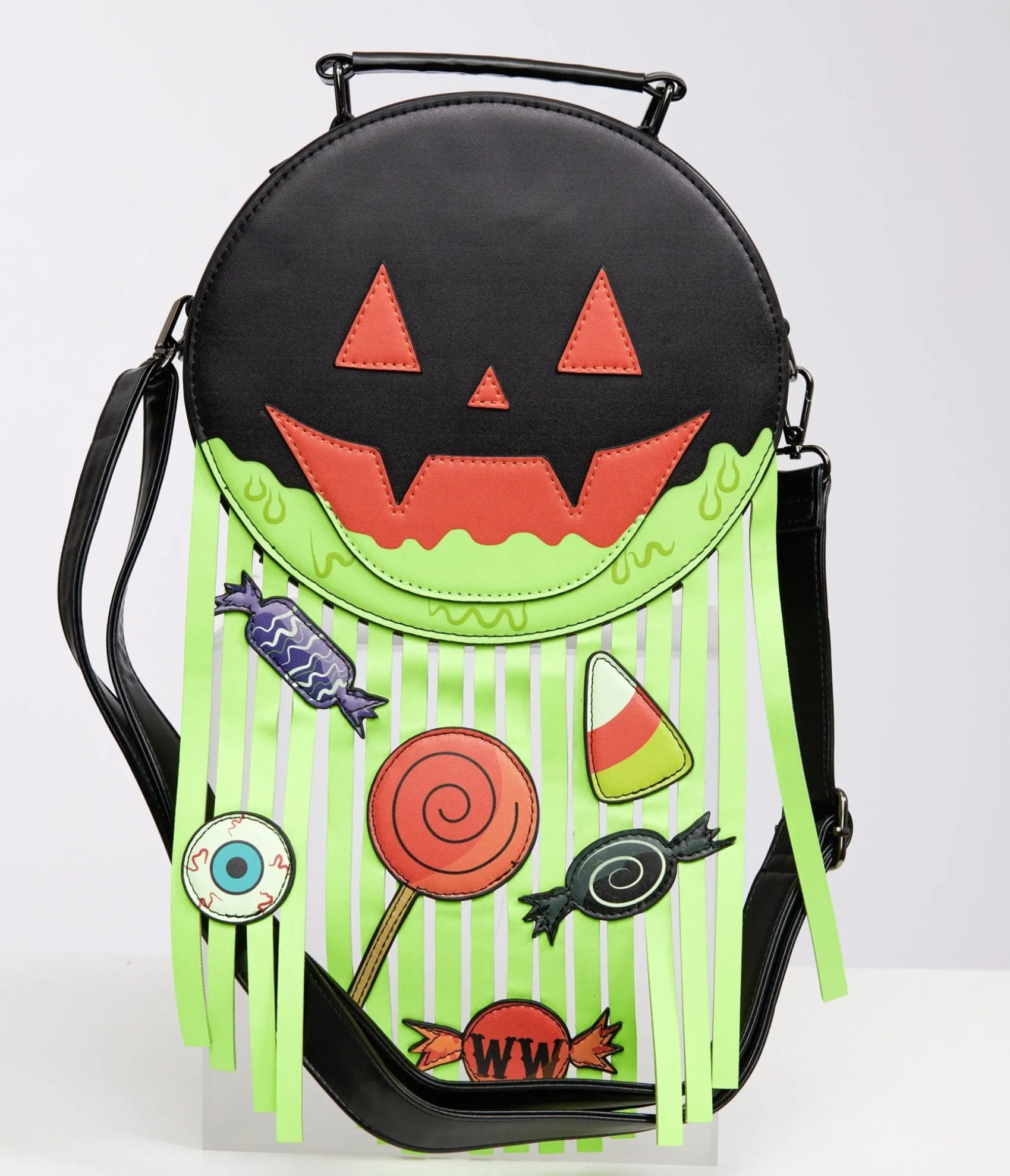 Unique Vintage Mini Pumpkin Neon Green Barf Bag Best
