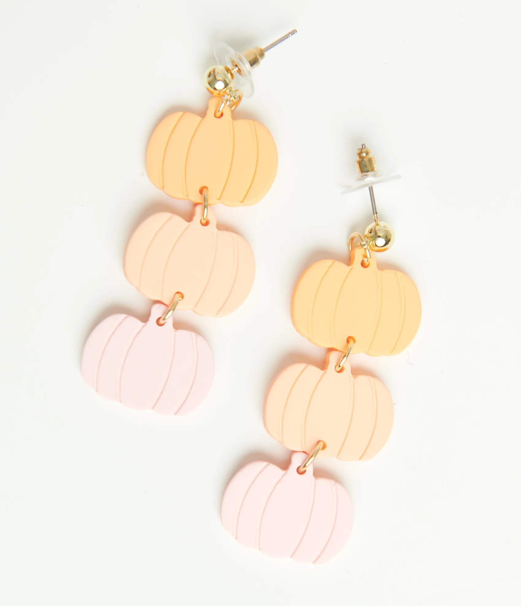 Unique Vintage Pastel Pumpkin Drop Earrings Online