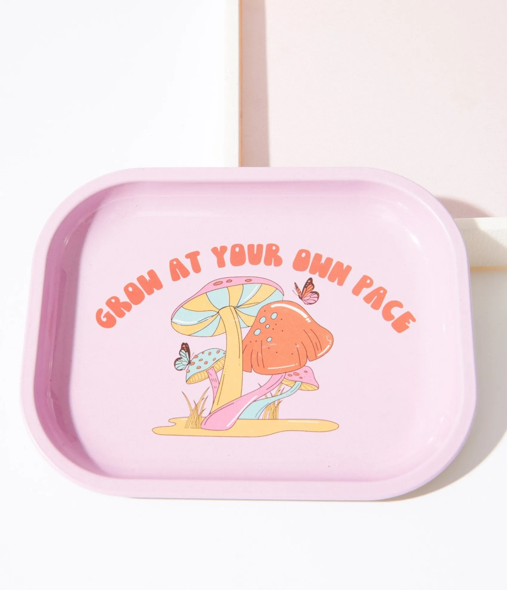 Unique Vintage Pink Grow At Your Own Pace Tray Cheap