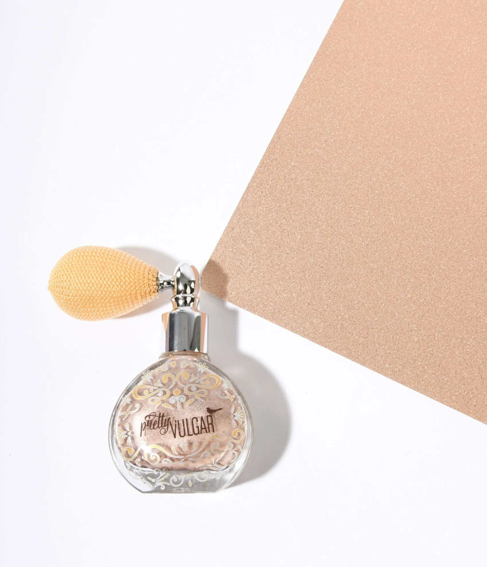 Unique Vintage Pretty Vulgar Rose Gold Glitter Dust Hot