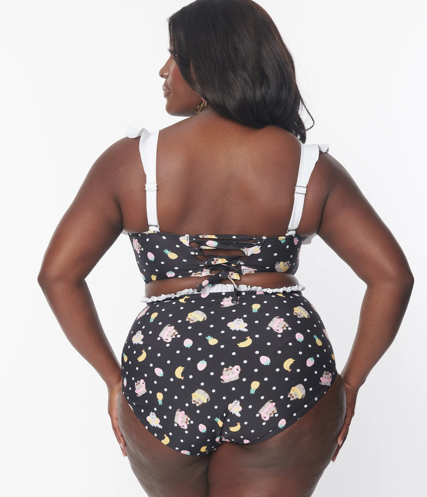 Unique Vintage Pusheen x Plus Size Pool Time Cape May Swim Bottoms Sale