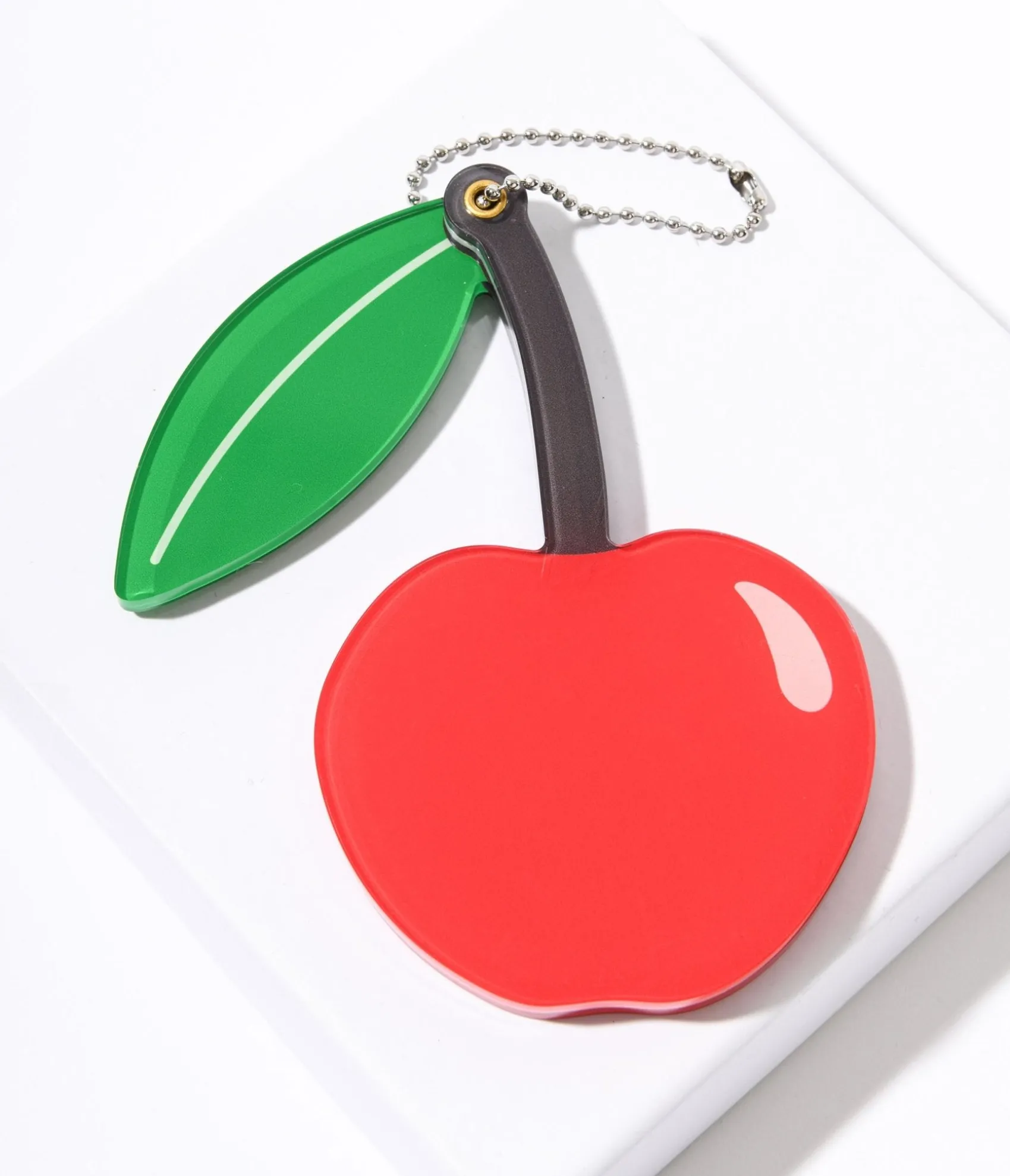 Unique Vintage Red Cherry Mirror Keychain Sale