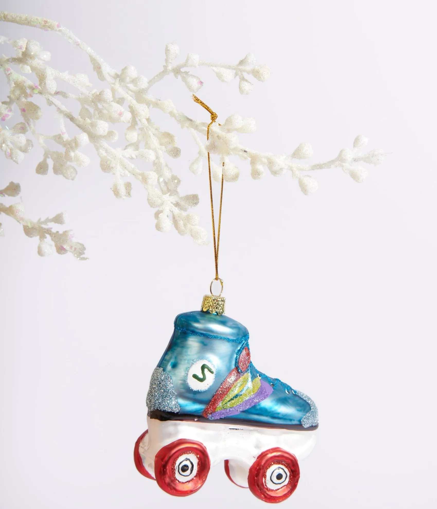 Unique Vintage Rollerskate Glass Ornament Discount
