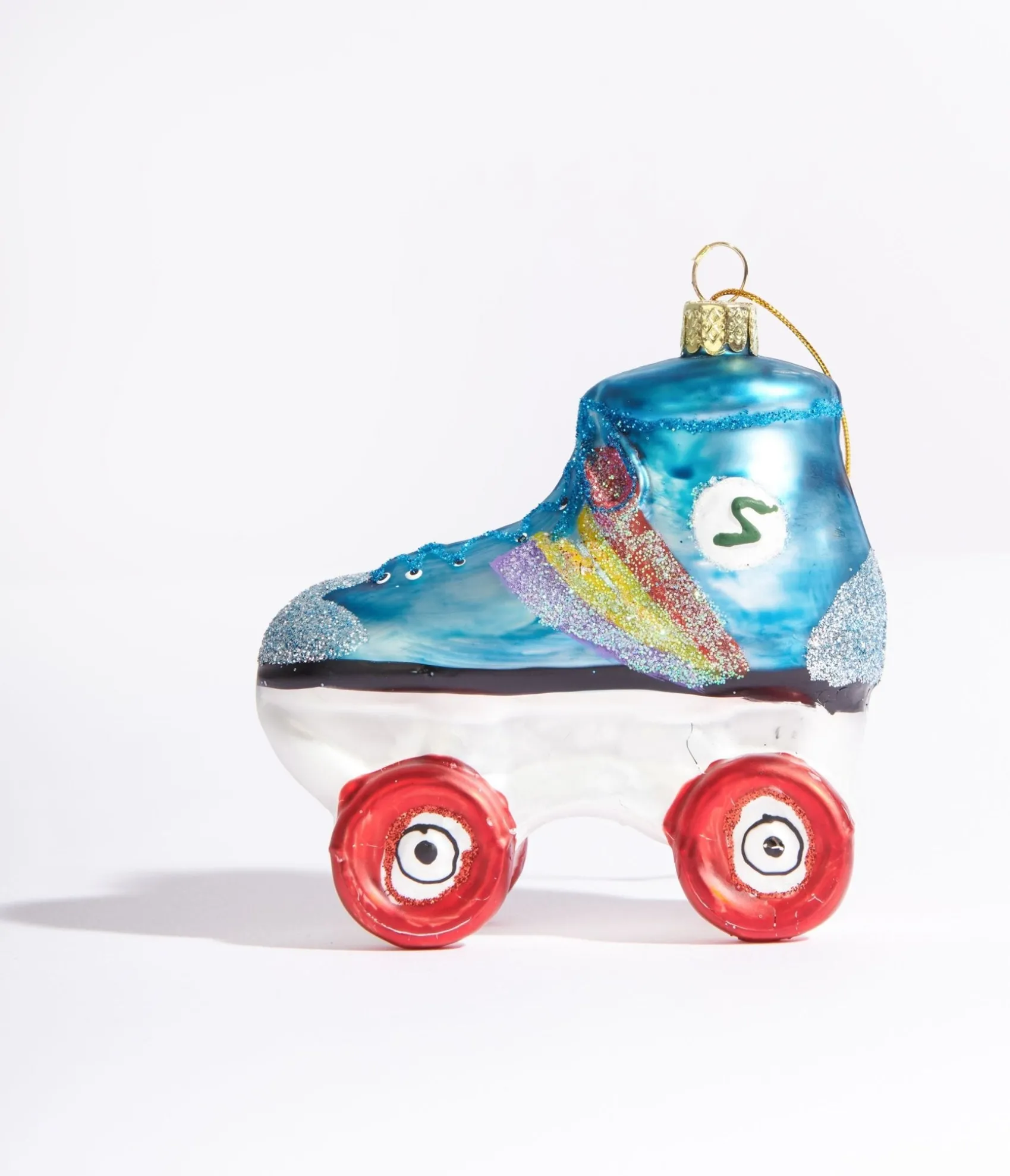 Unique Vintage Rollerskate Glass Ornament Discount