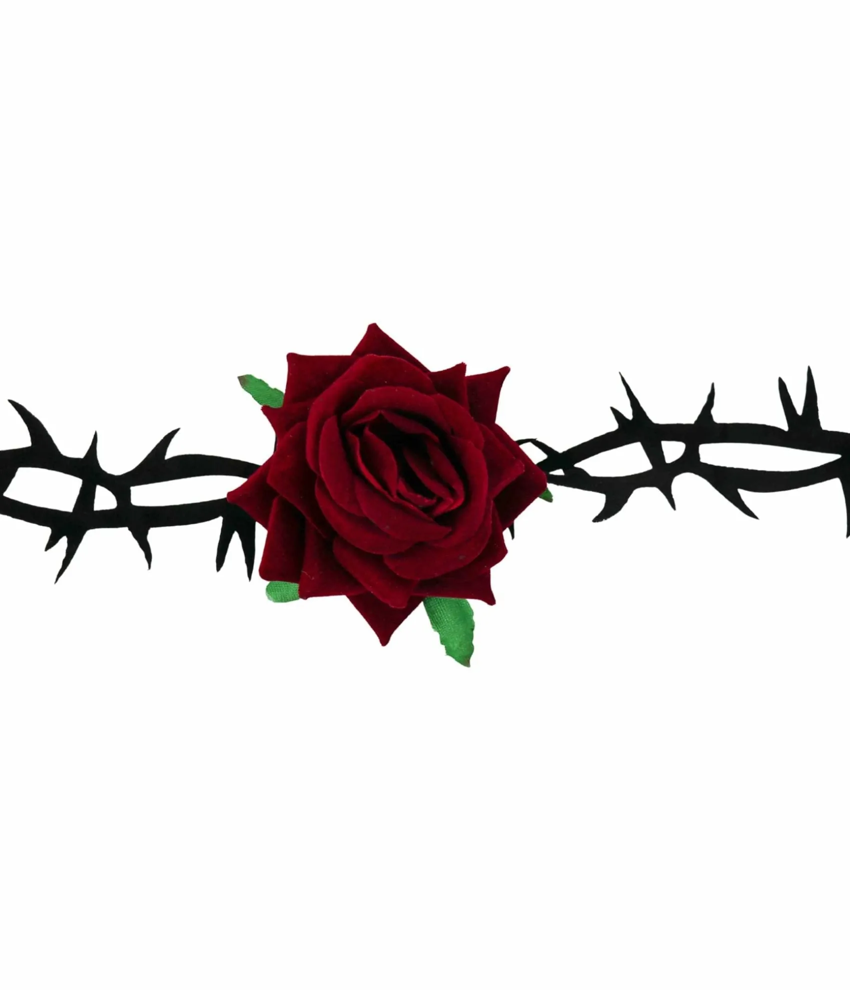 Unique Vintage Rose & Thorns Choker Sale
