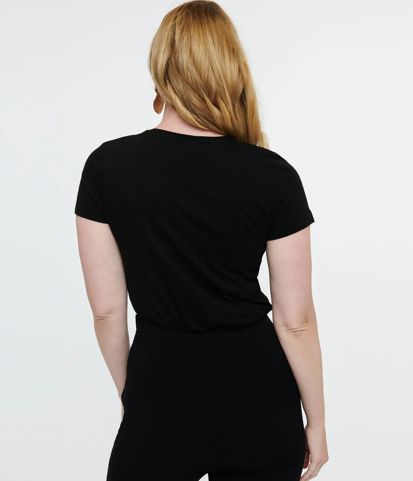 Unique Vintage 1950s Black Hallowitch Fitted Graphic Tee Fashion