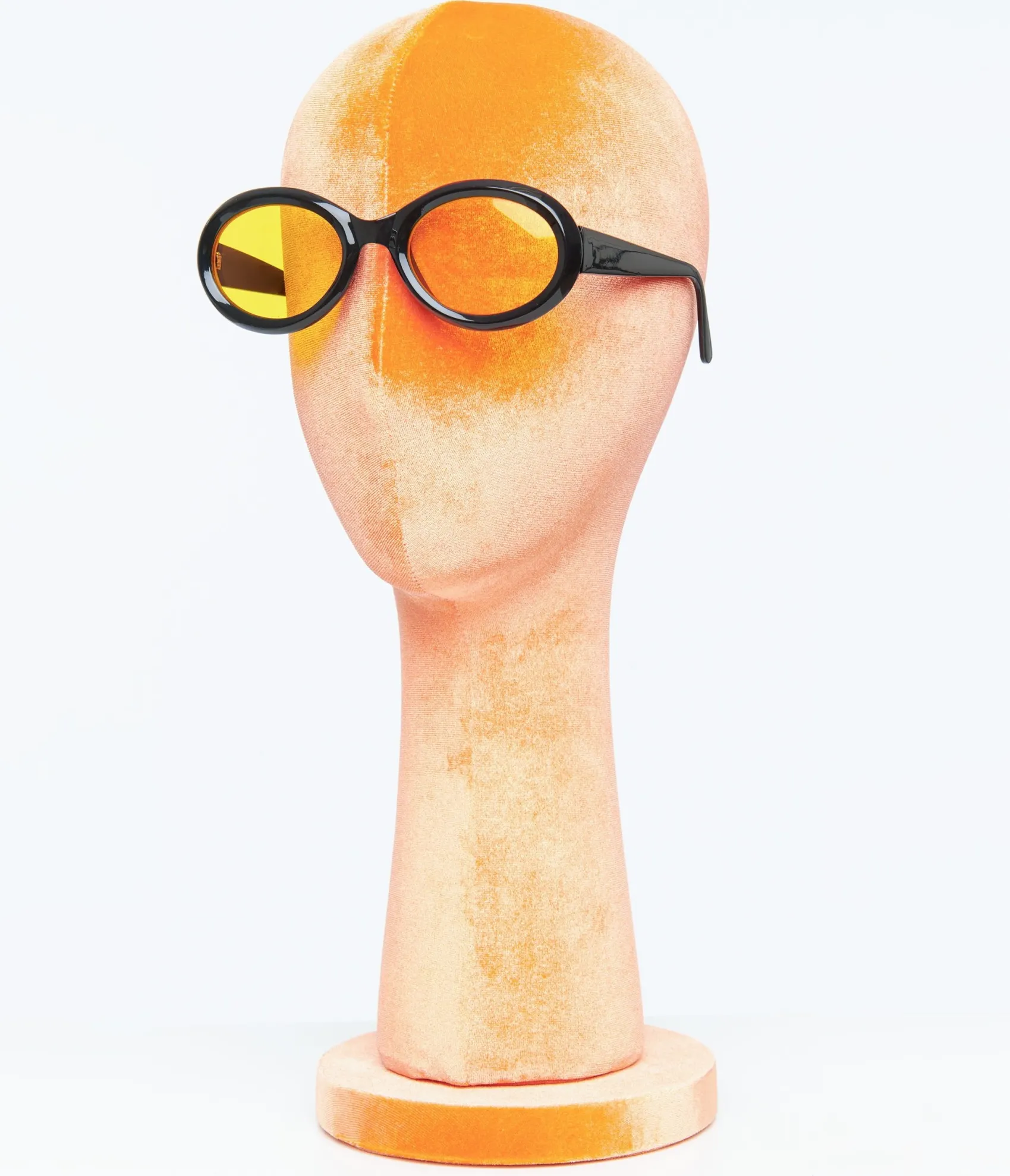 Unique Vintage 1970s Black Oval Roc Sunglasses Hot