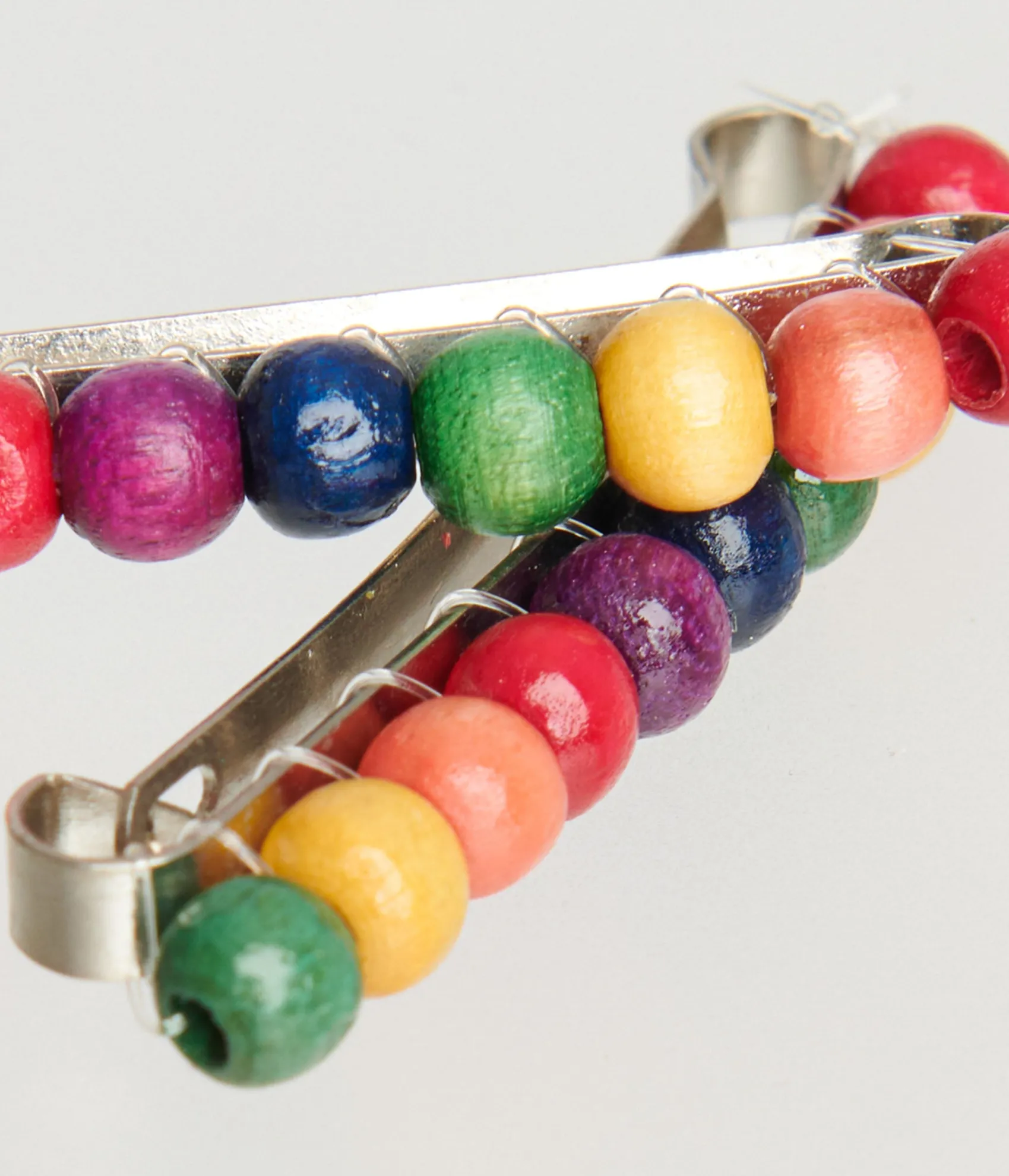 Unique Vintage 1980s Rainbow Beaded Barrette Set Shop
