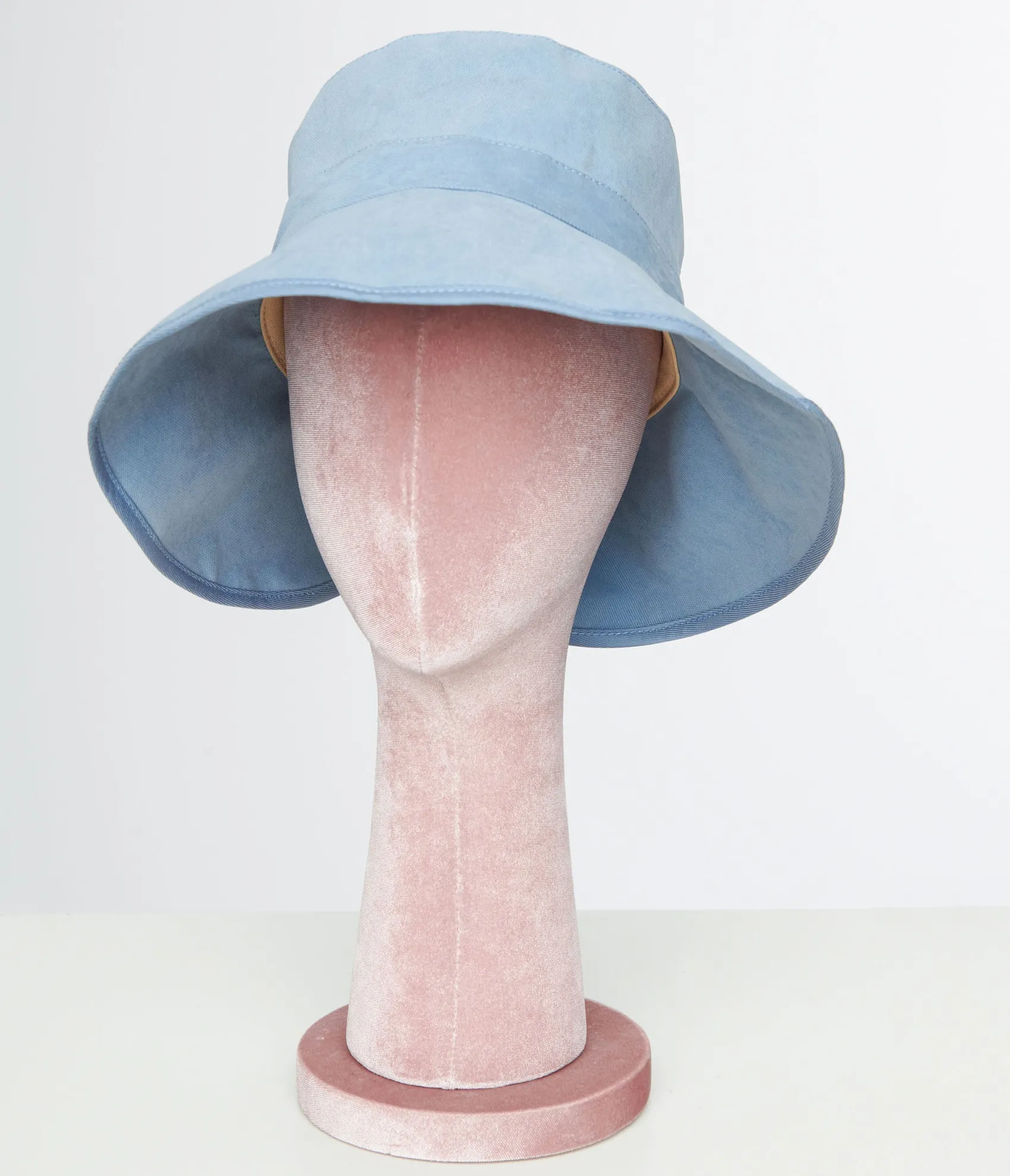 Unique Vintage 1950s Sky Blue Bow Hat Flash Sale