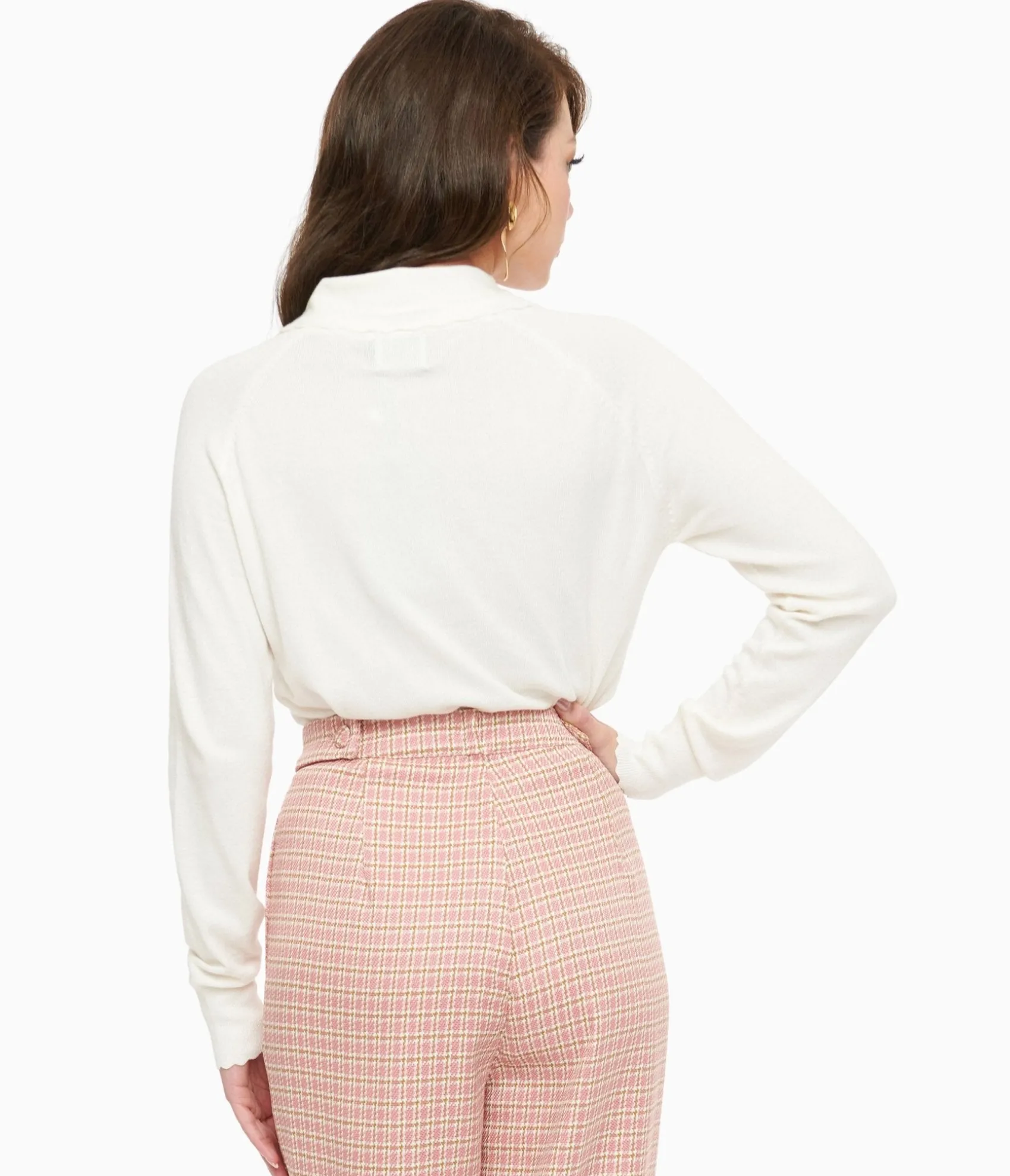 Unique Vintage 1950s White Trudy Cardigan Discount