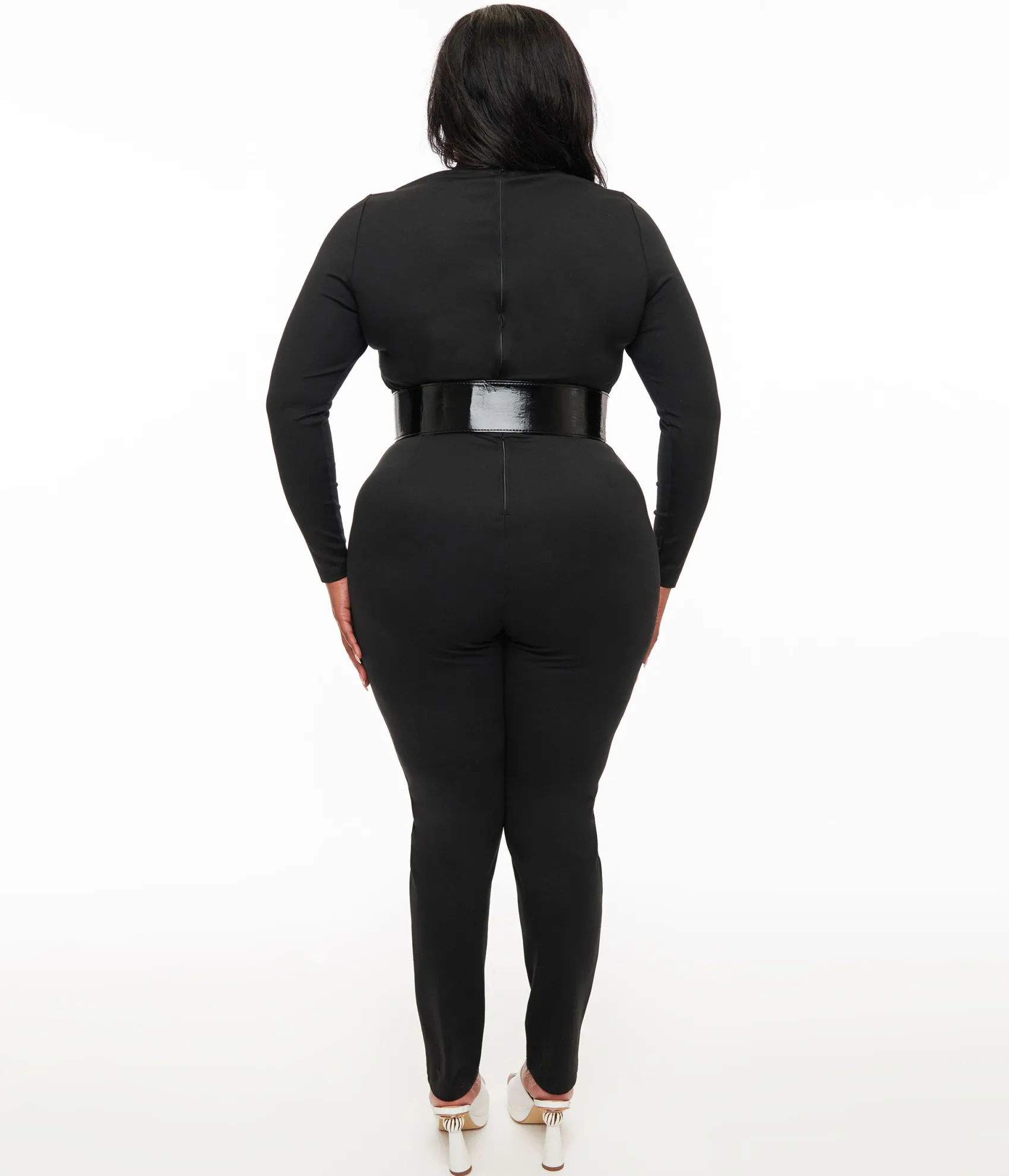 Unique Vintage Smak Parlour Plus Size 1960s Black & White Skeleton Glow in the Dark Jumpsuit Best Sale