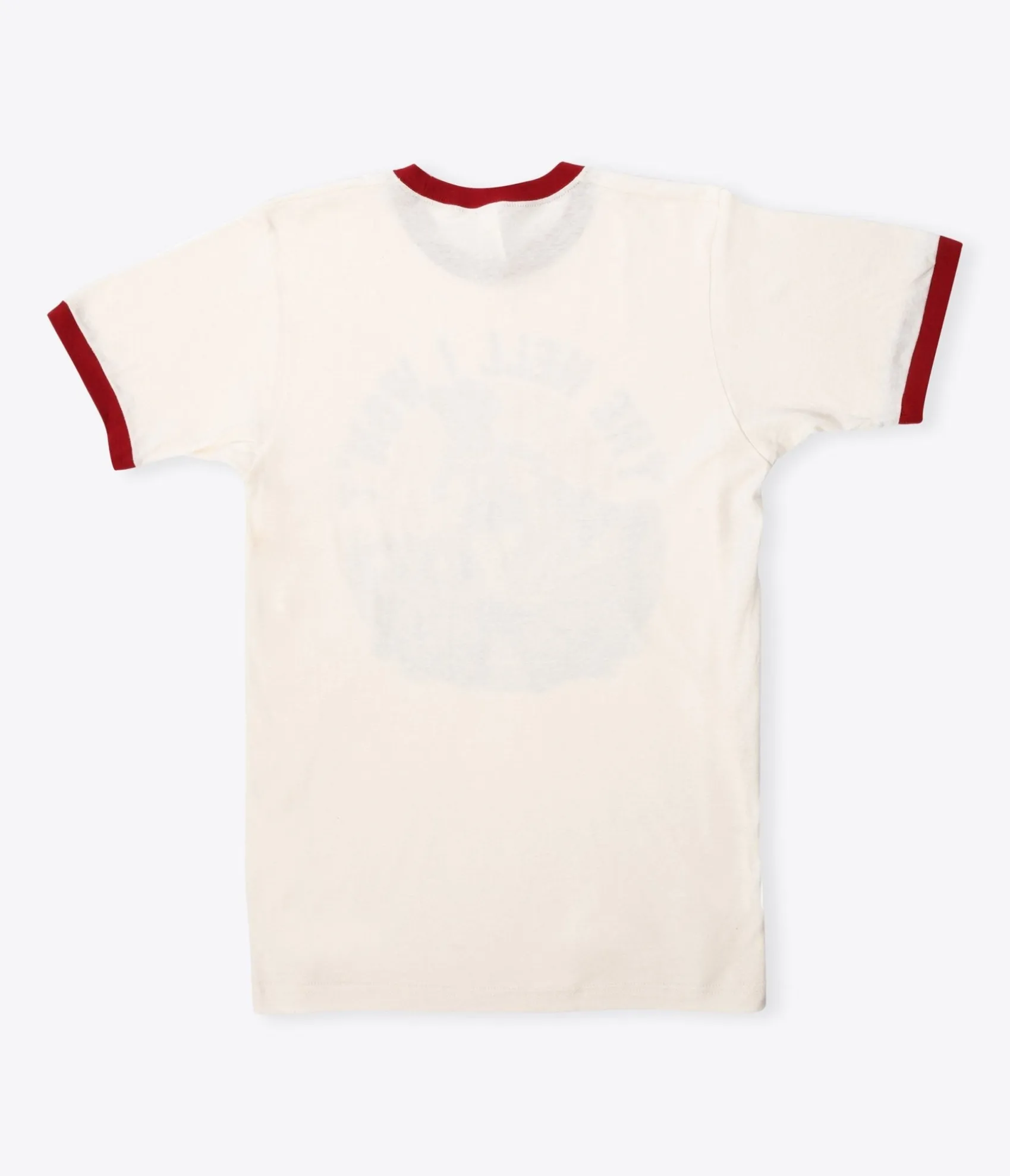 Unique Vintage The Hell I Won't Red Collar Unisex Graphic Ringer Tee New