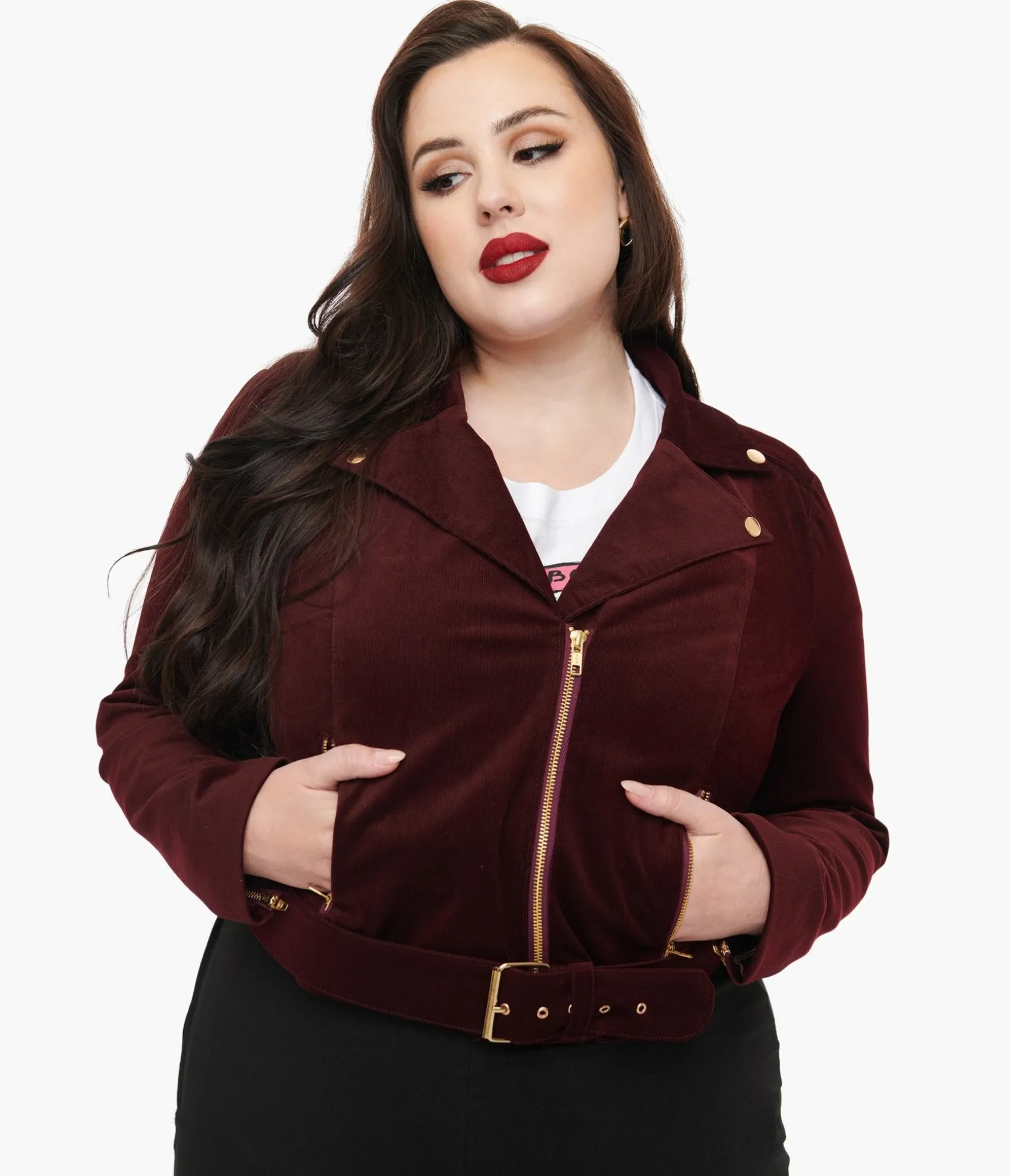Unique Vintage Tim Burton’s The Nightmare Before Christmas by Plus Size Burgundy Velvet Jacket New
