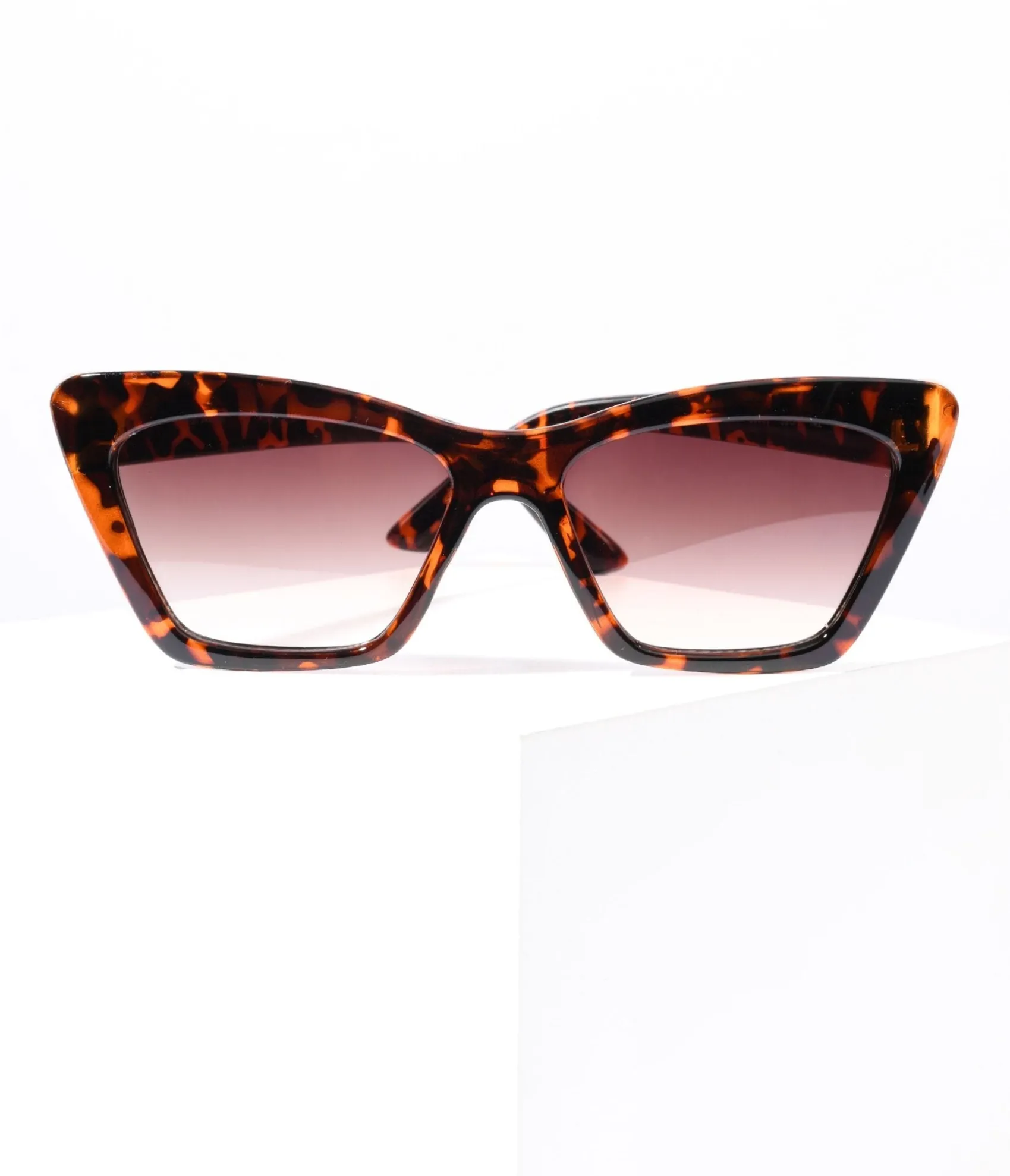 Unique Vintage Tortoise Square Cat Eye Sunglasses Shop